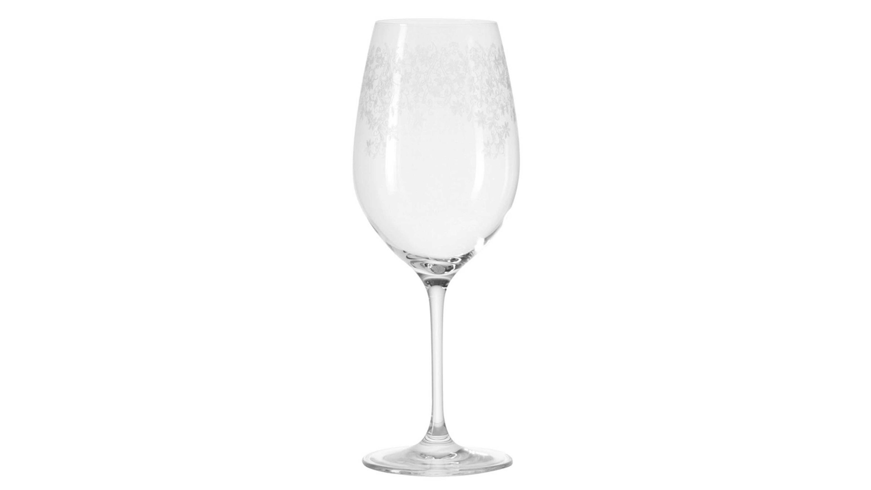Weißweinglas aus klarem Glas mit langem Stiel Klarglas Weißweinglas mit langem Stiel und leicht bauchiger Form