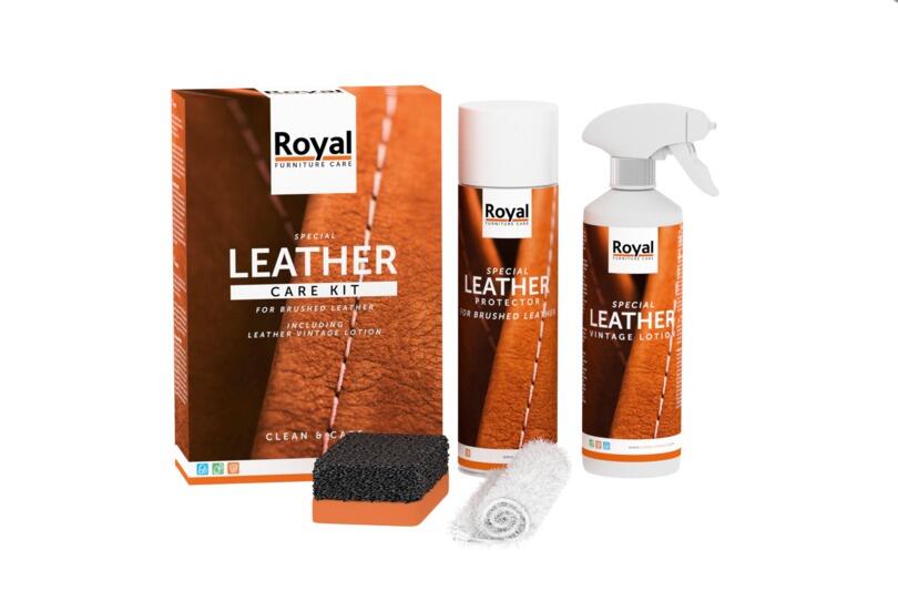 Oranje Royal Lederpflege Schutz Leather Care Kit Care & Protect midi 2 x 150 ml