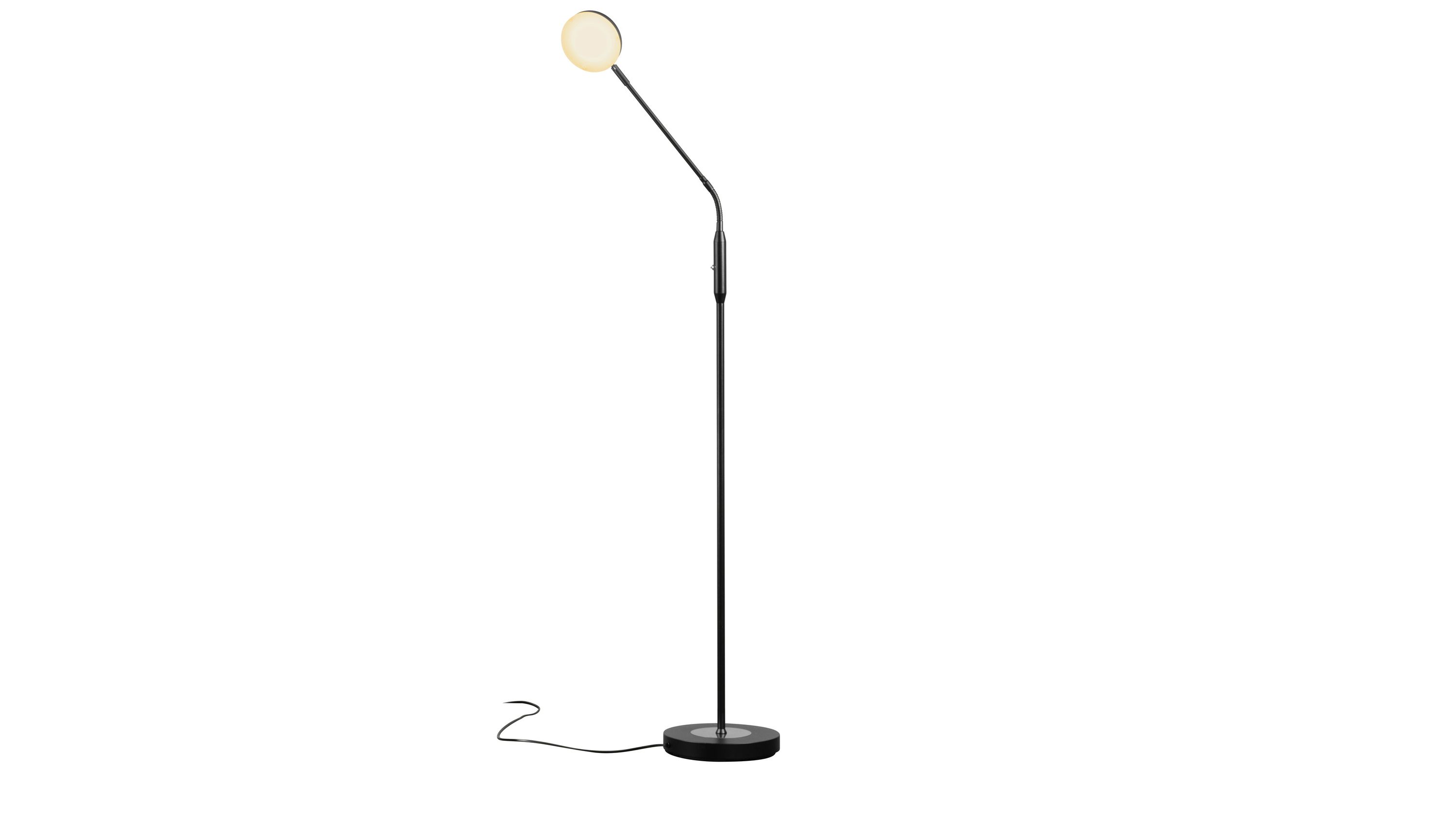 FH Stehlampe Sorento sandschwarzes Metall - Höhe ca. 138 cm