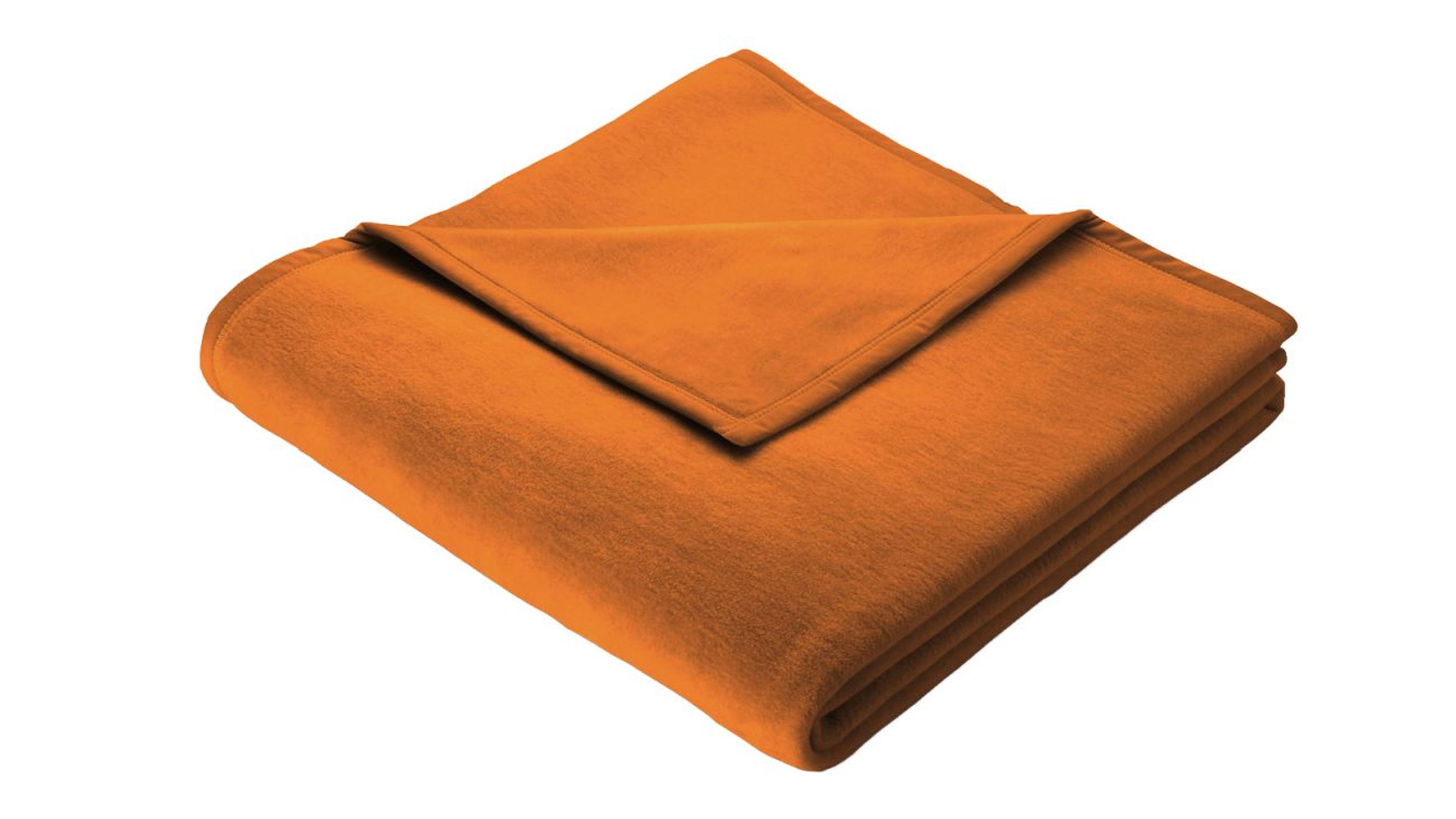 Biederlack® Wohndecke Cotton Home curryfarbenes Mischgewebe - ca. 150 x 200 cm