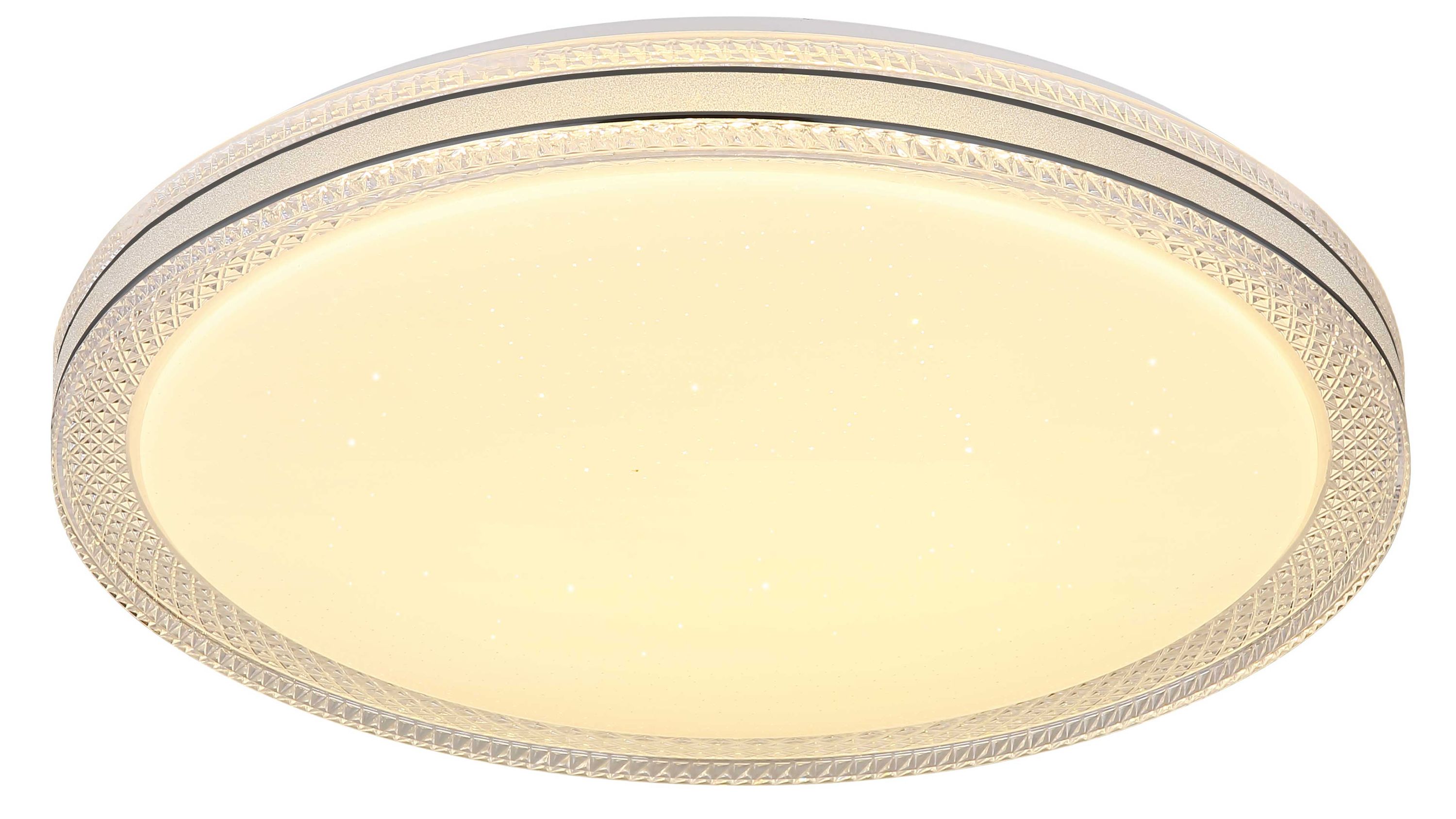 GLOBO Deckenleuchte Veleno weißes Metall  Durchmesser ca. 49 cm