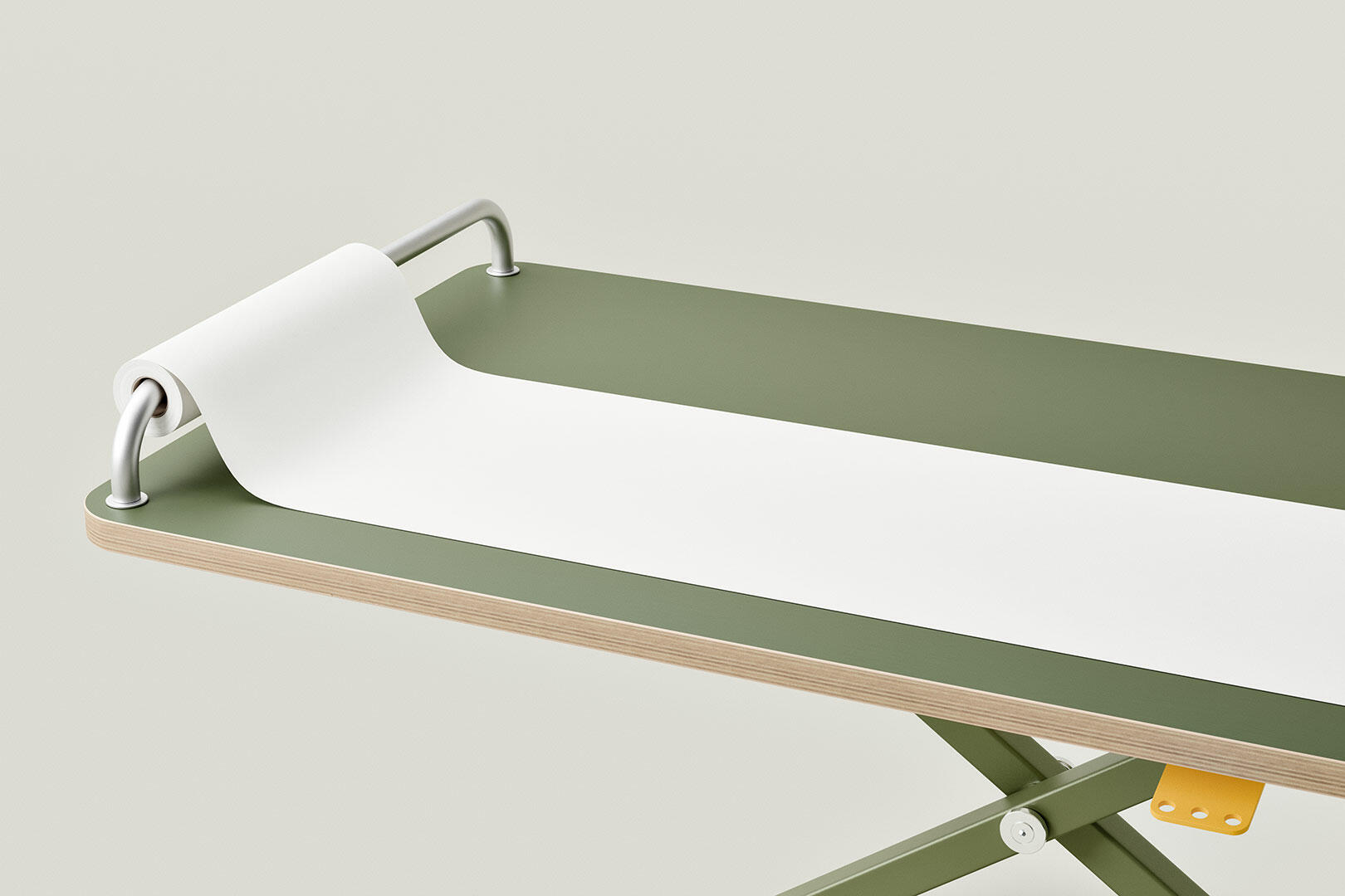 Poptop Schreibtisch Zubehör popsnap Papierrolle Weiß 6,7x6,7x30,2 cm durchgefärbt