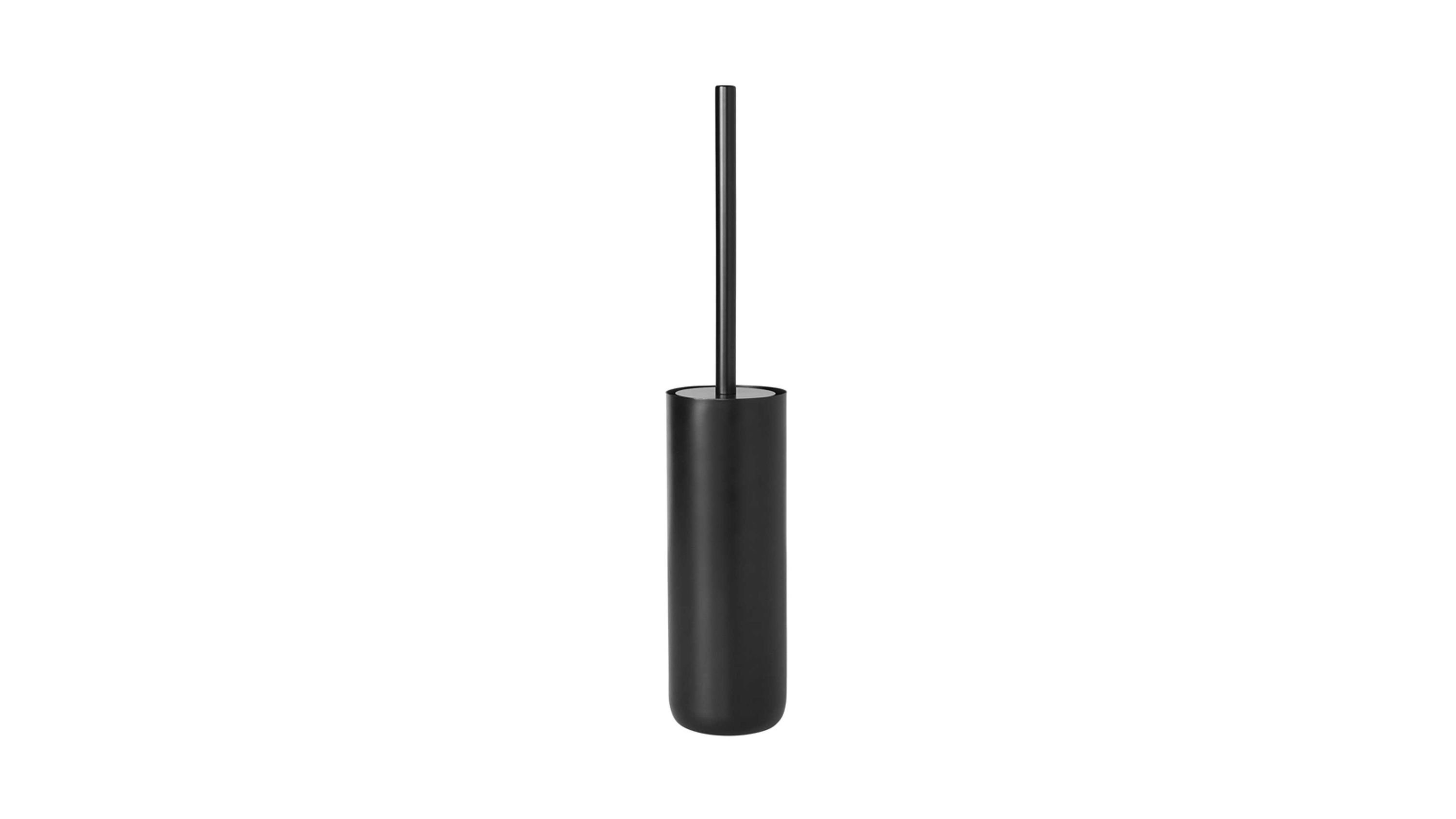 blomus WC-Garnitur Modo schwarze Titanbeschichtung  Höhe ca. 49 cm