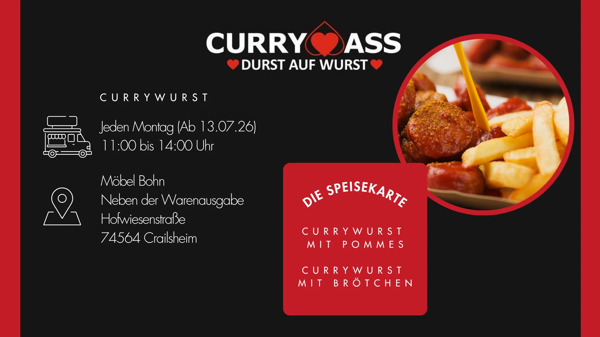 CURRYWURST-MONTAG BEI MÖBEL BOHN!