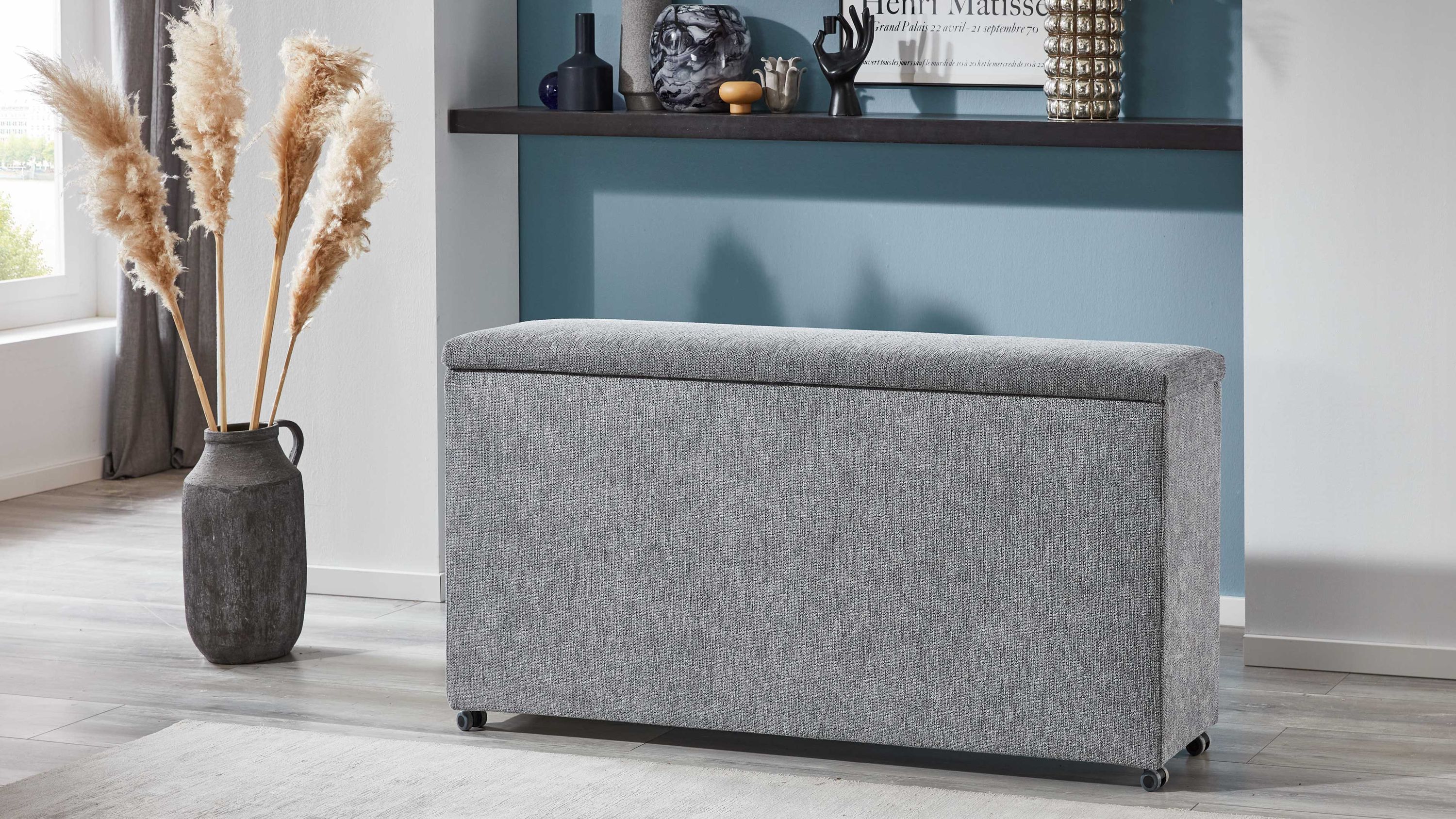 Comfortmaster Molto - Bettbox grauer Webstoff 2-6989