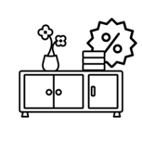 Icon mit Checkliste als Symbol für Möbeltester-Aktion. Icon mit Checkliste als Symbol für Möbeltester-Aktion.