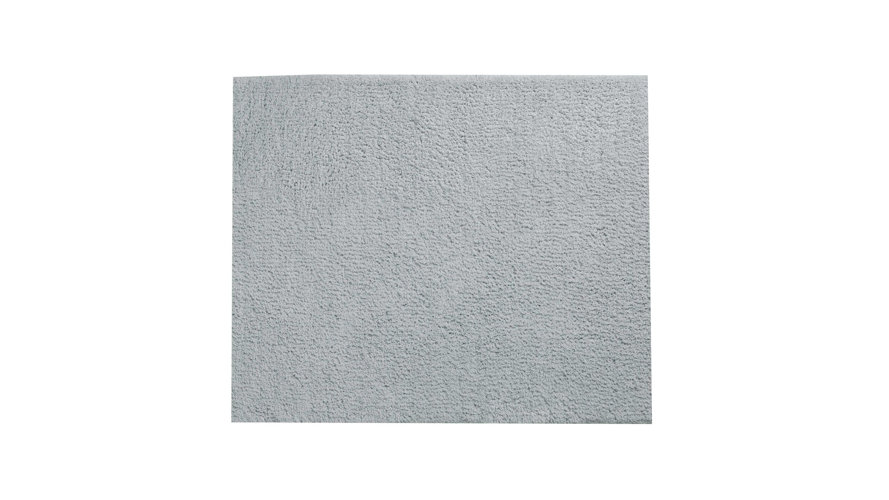 Hellgraue rechteckige Badematte Rechteckige Badematte in hellgrauer Farbe mit weicher Oberfläche