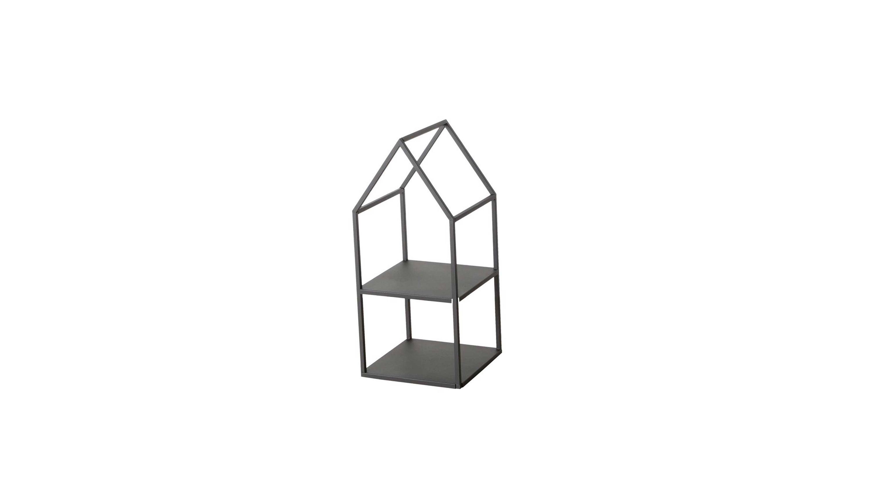 Regal Serie Plock schwarzes Eisen - ca. 33 x 75 cm