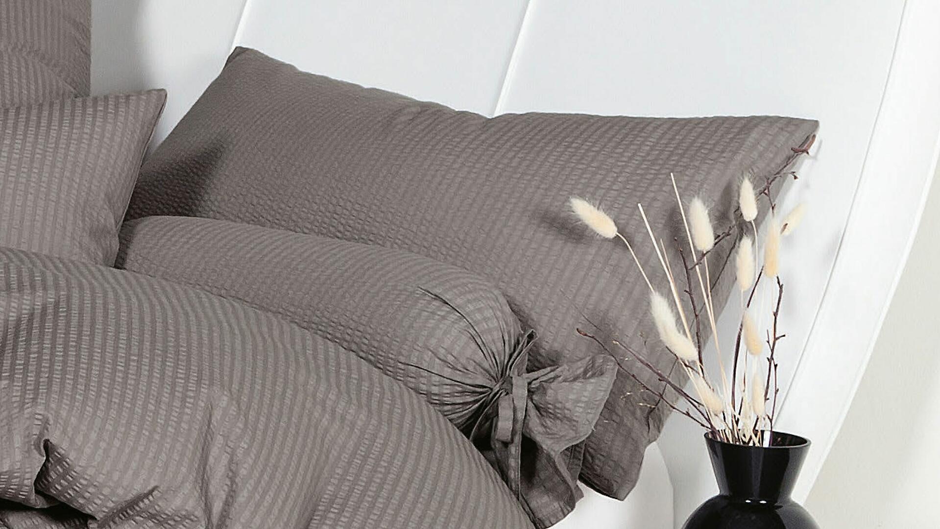Janine Design Kissenbezug vulkan 40 x 80 cm Mako-Soft-Seersucker