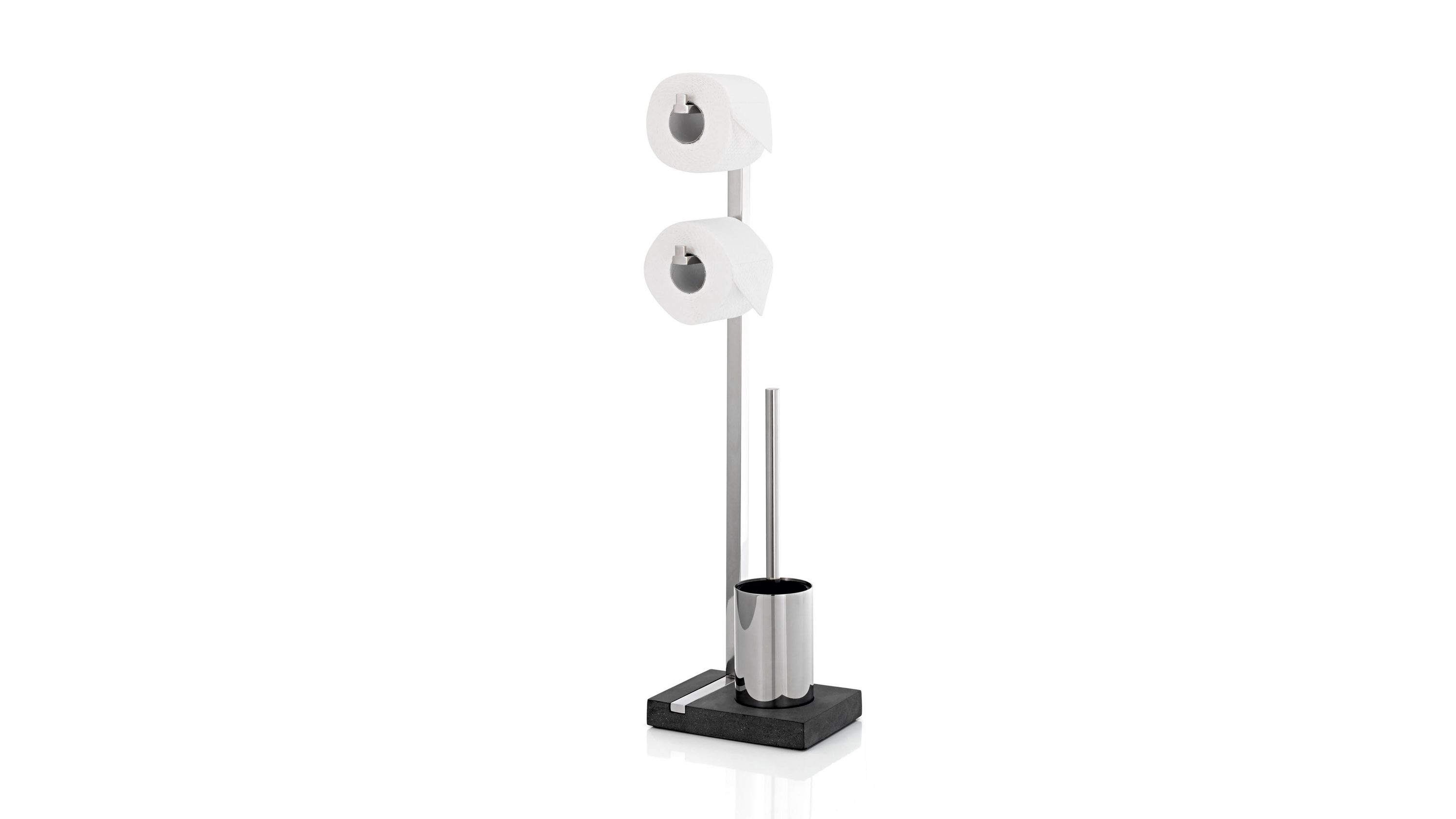 blomus Toilettenbutler Menoto polierter Edelstahl - Höhe ca. 73 cm