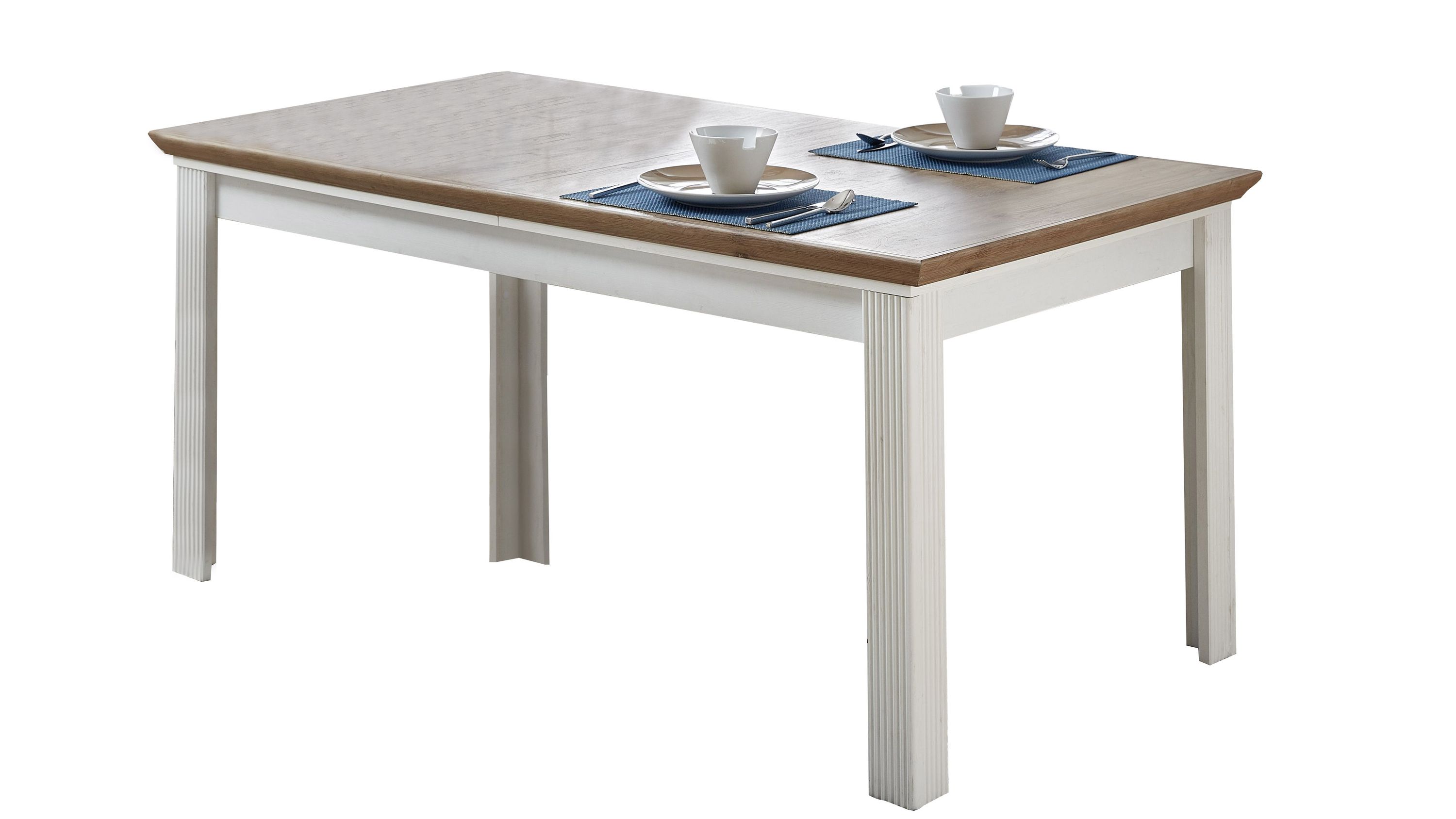 Möbelprogramm Jasmin - Auszugtisch Pinie & Artisan Eiche  ca. 160-220 x 90 cm