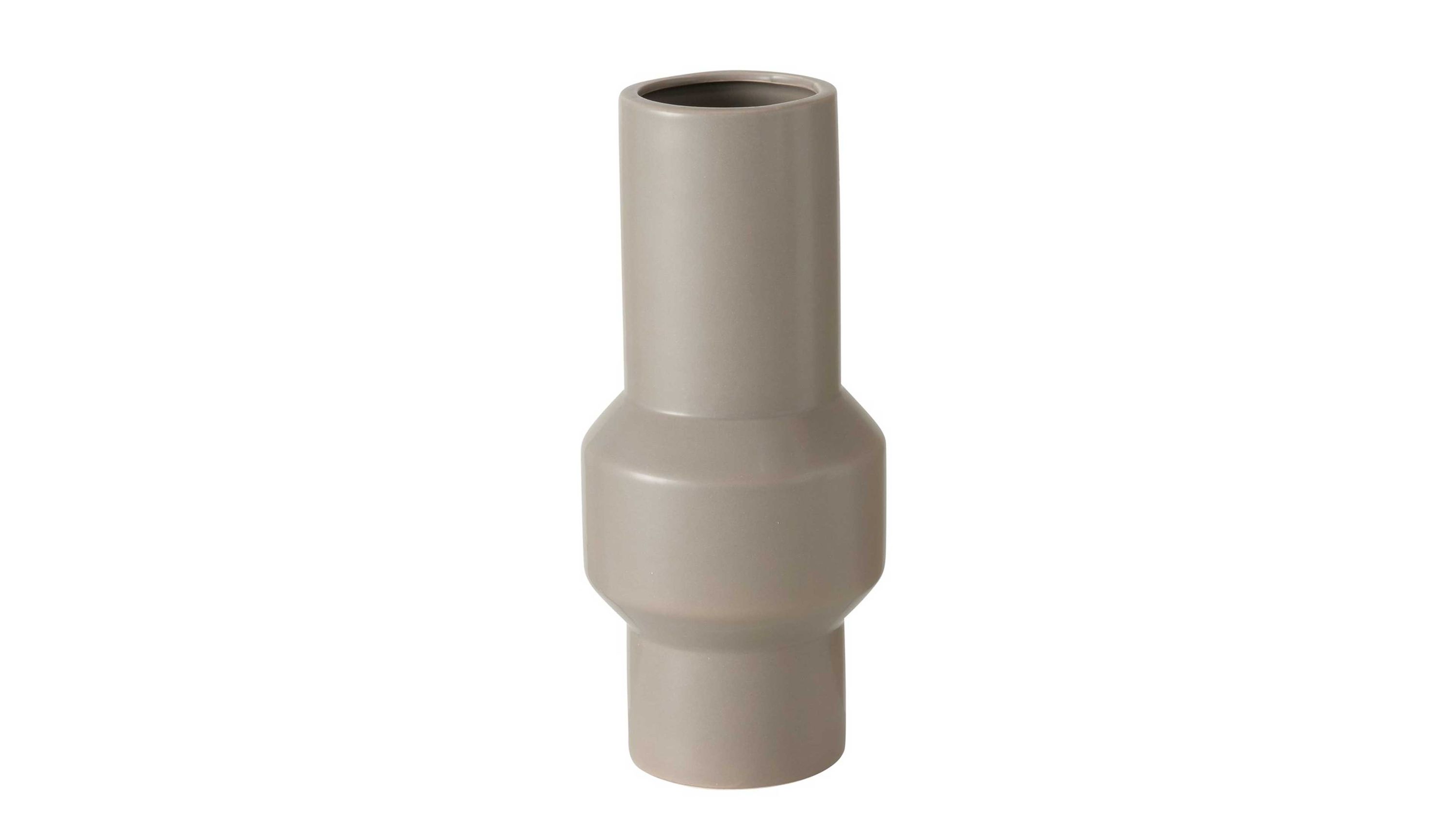 Vase Sybil beiges Steingut - Höhe ca. 30 cm