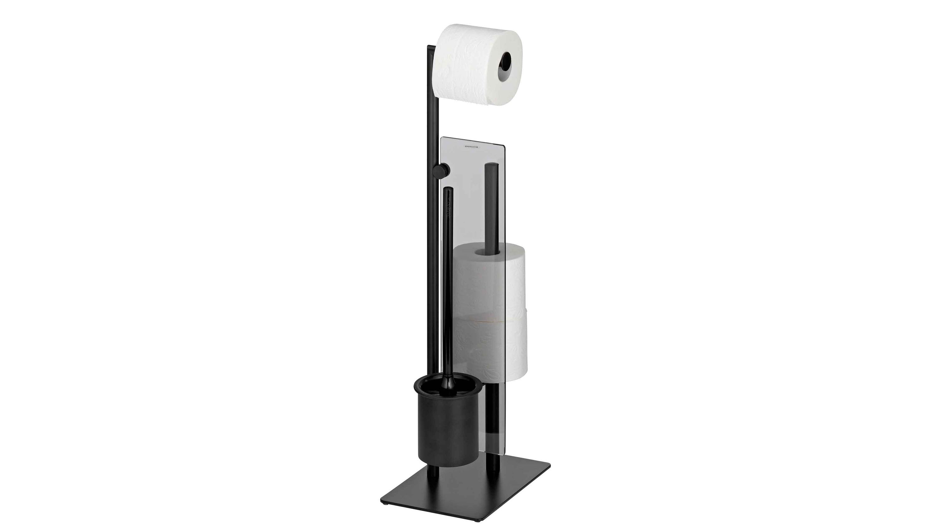 kela Toilettengarnitur Style Schwarz - Höhe ca. 71 cm