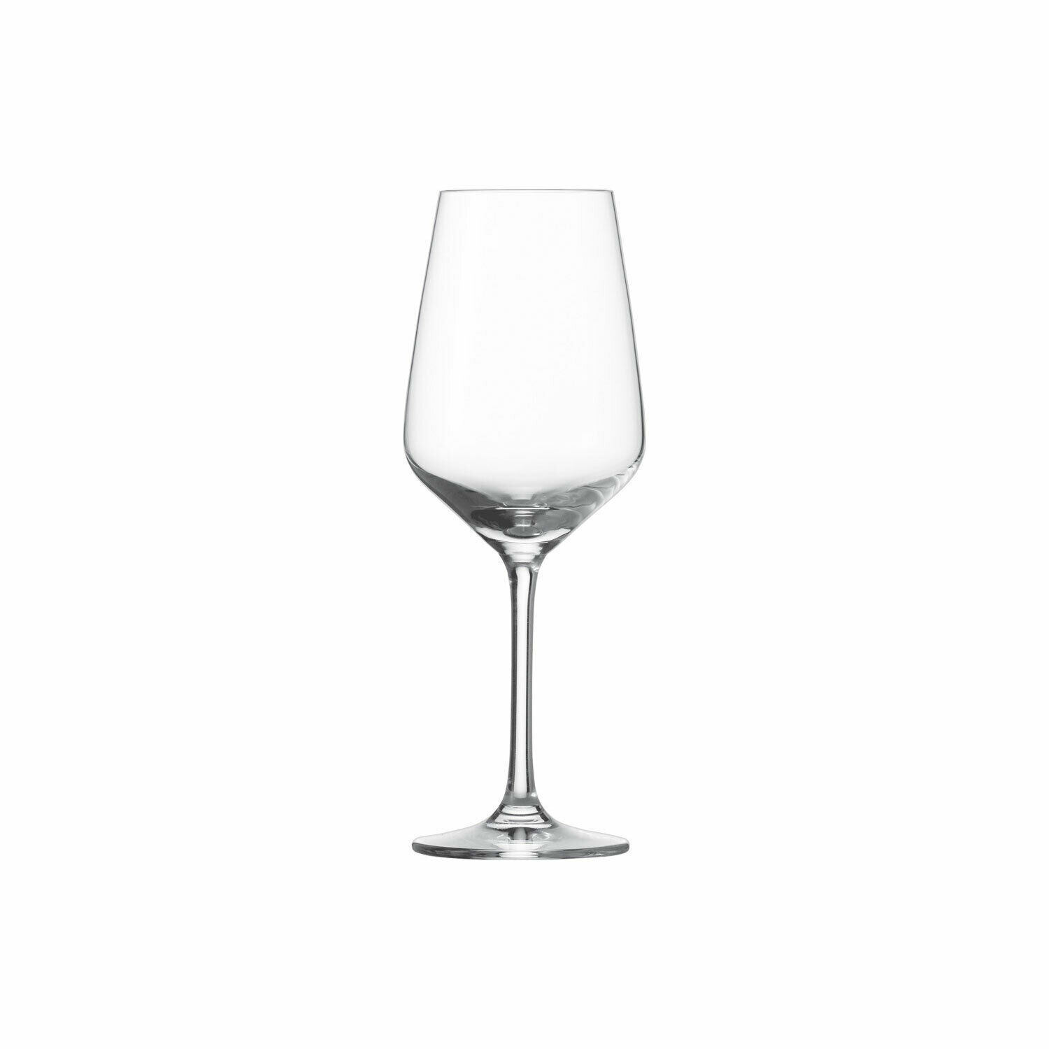 Zwiesel Taste Weinglas Kristallglas elegantes Design Frontal fotografiertes Weinglas aus klarem Kristallglas mit langem Stiel und breitem Kelch