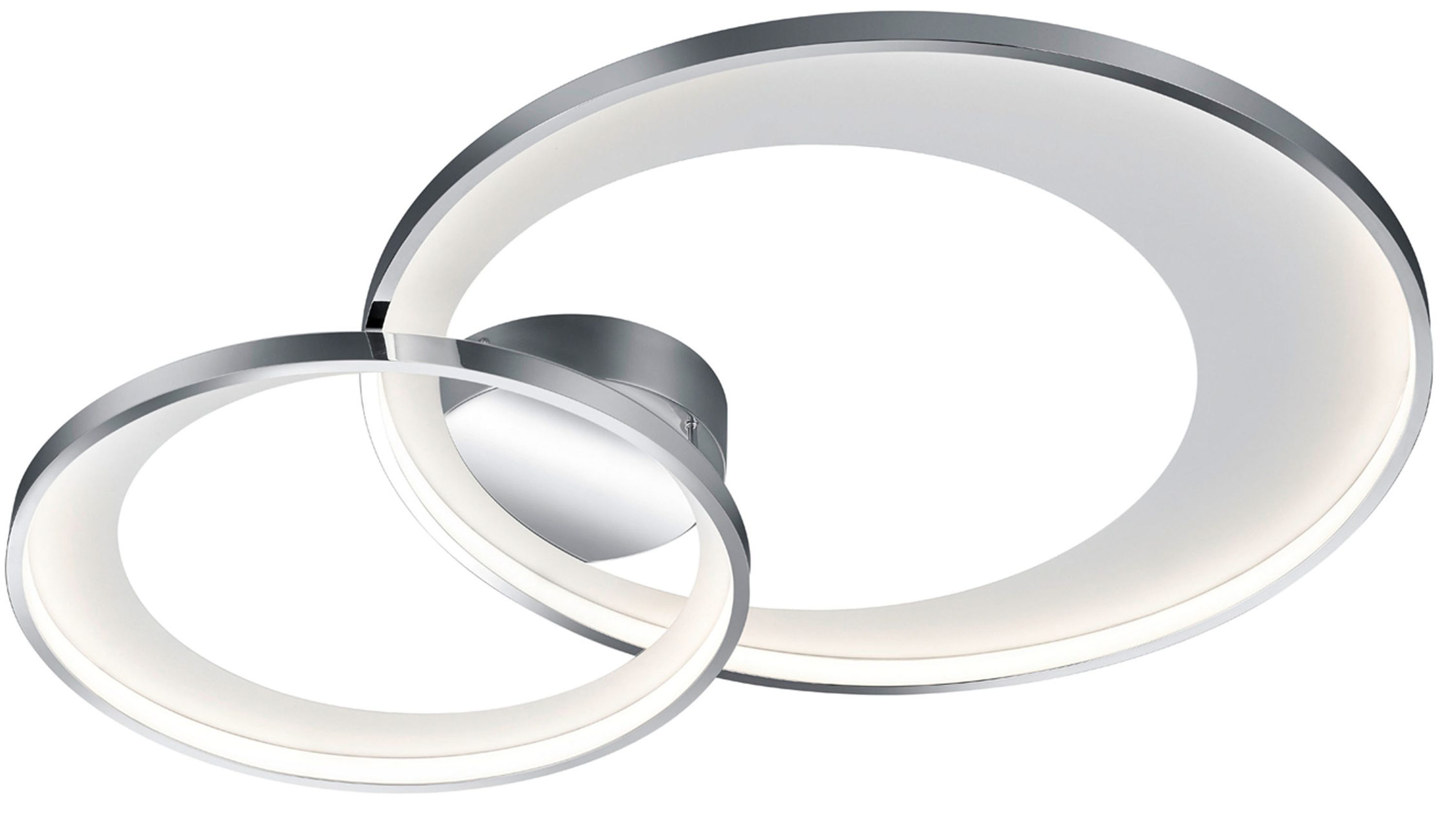 TRIO Lampenserie Granada - Deckenlampe Chrom  ca. 85 x 60 cm