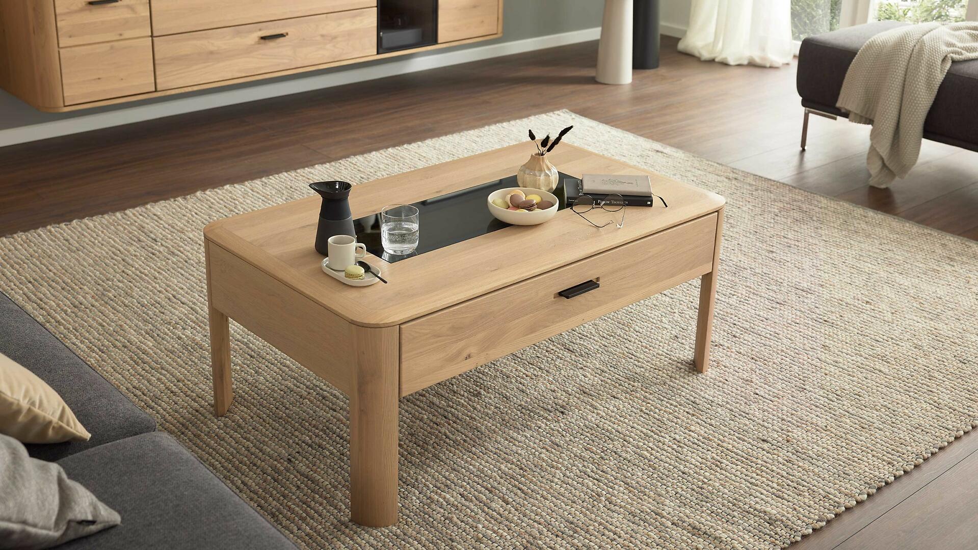 Wohn Concept Couchtisch Interliving Serie 2029 Wildeiche Granit-Steinoptik 110 x 65 cm online bestellen