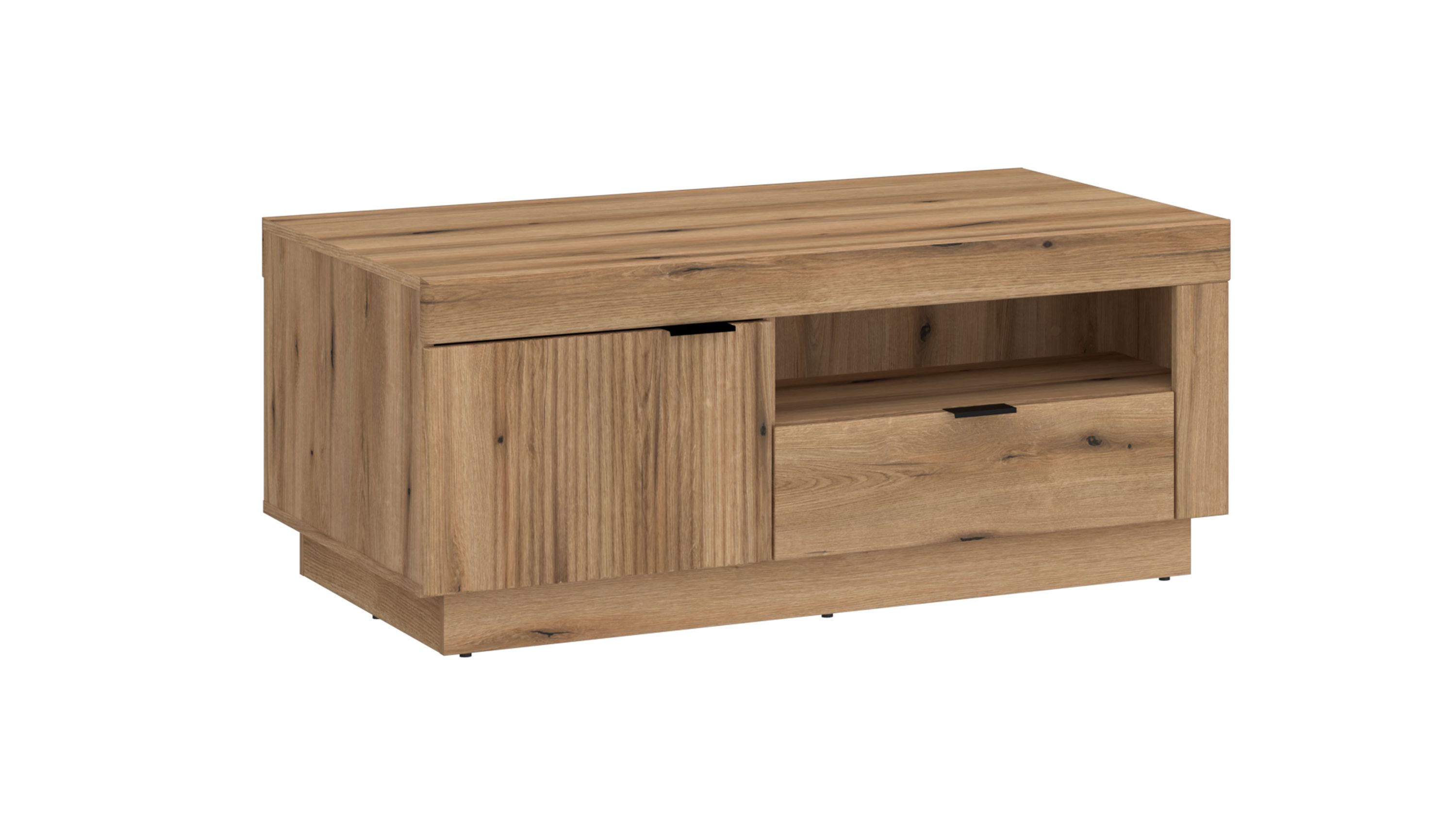 Wohnprogramm Delamar - Couchtisch Coast Evoke Eiche & Schwarz - ca. 110 x 65 cm