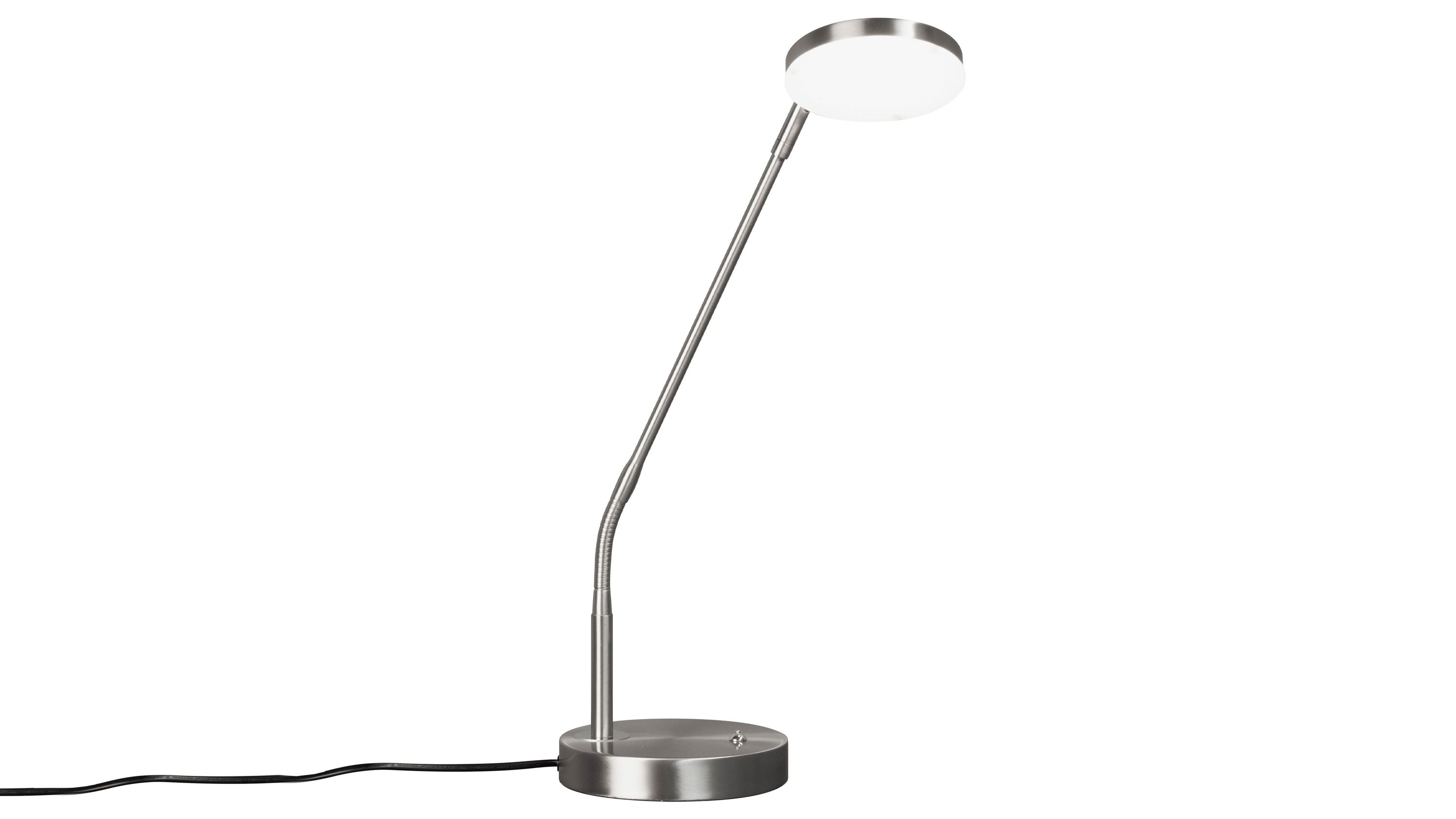 FH Tischlampe Sorento nickelfarbenes Metall - Höhe ca. 48 cm