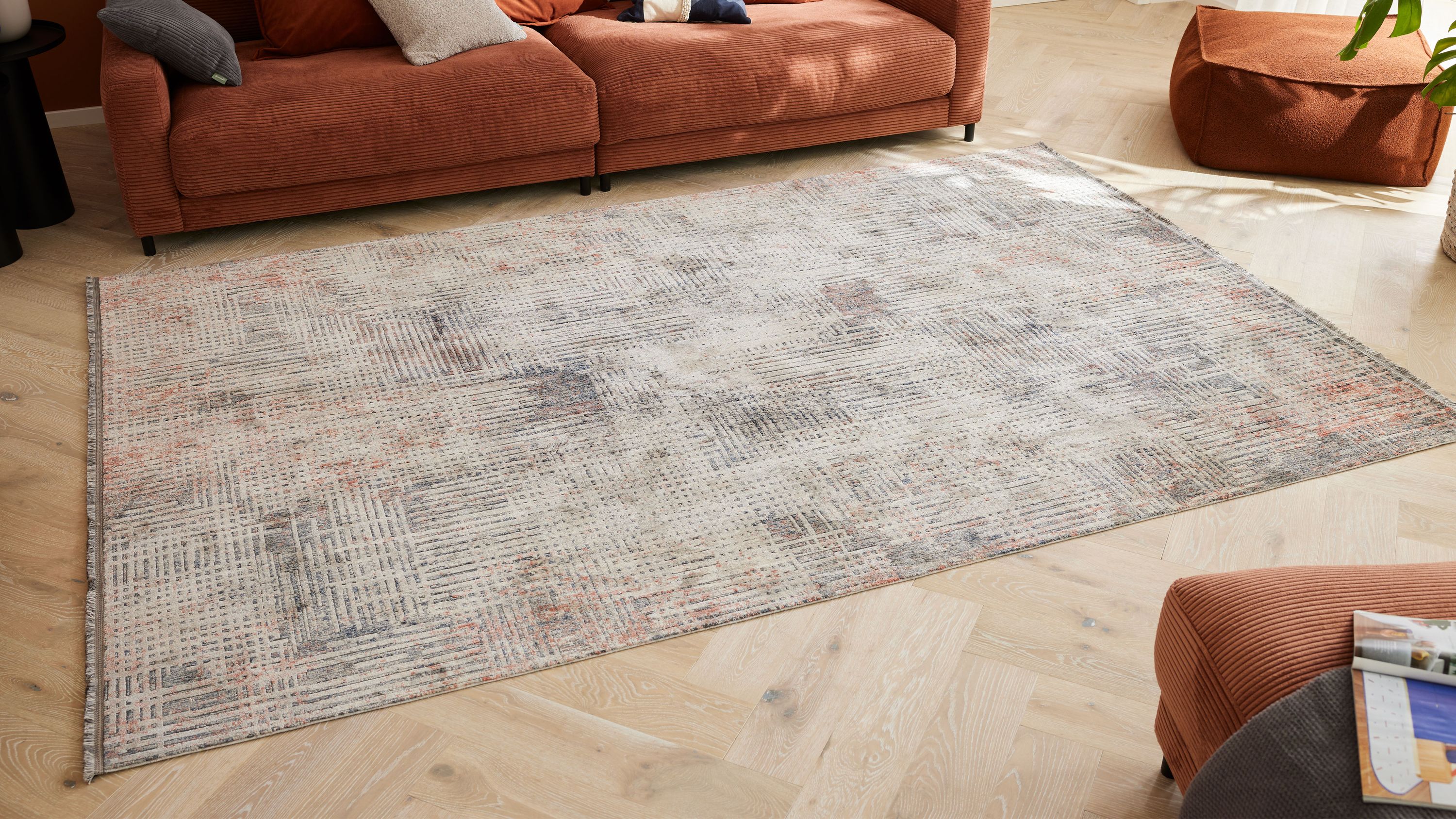 Roomio® Teppich No. 8302 mehrfarbig gemustert - ca. 200 x 290 cm