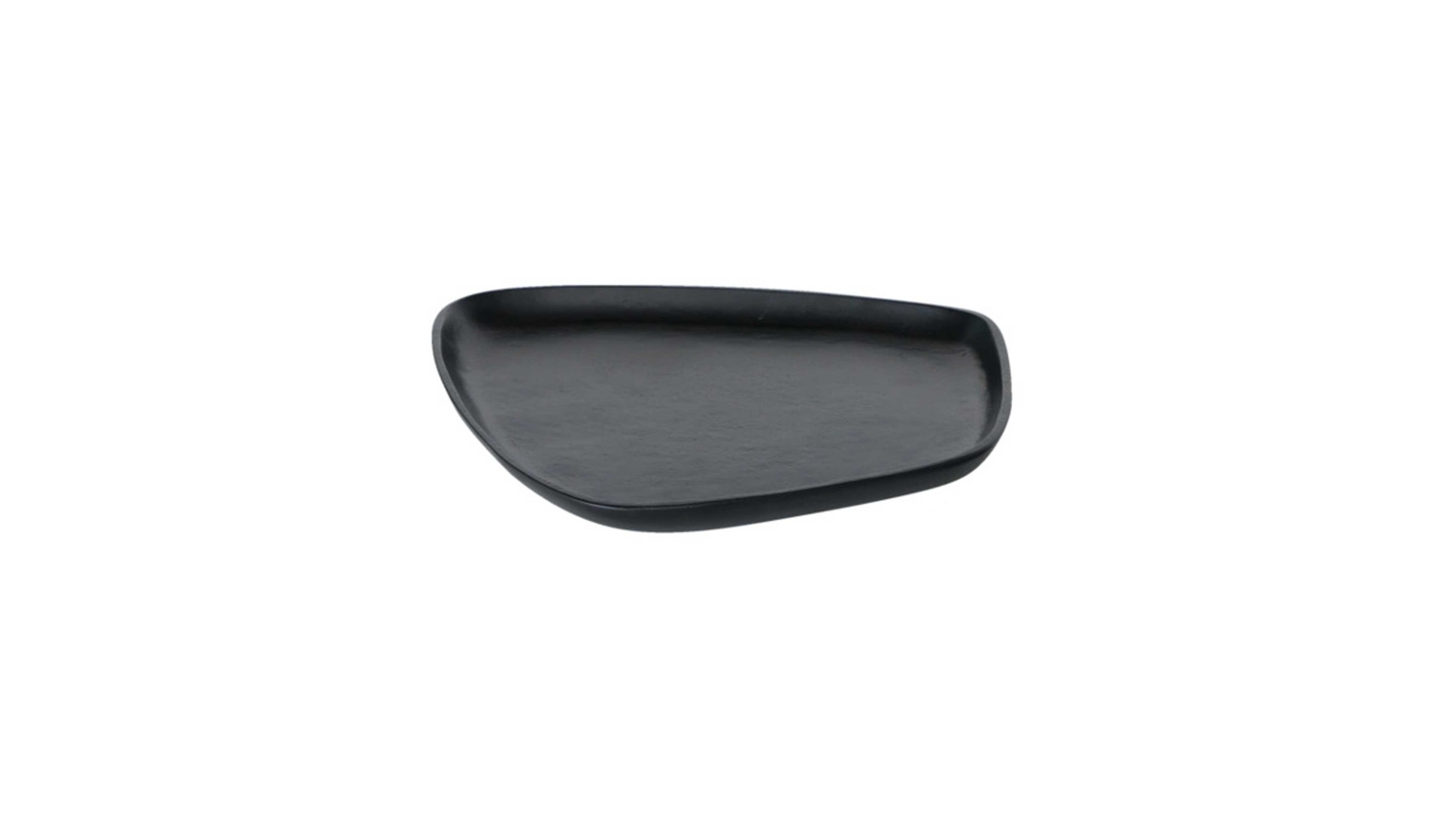 Tablett Marlisa schwarzes Aluminium - ca. 30 x 28 cm