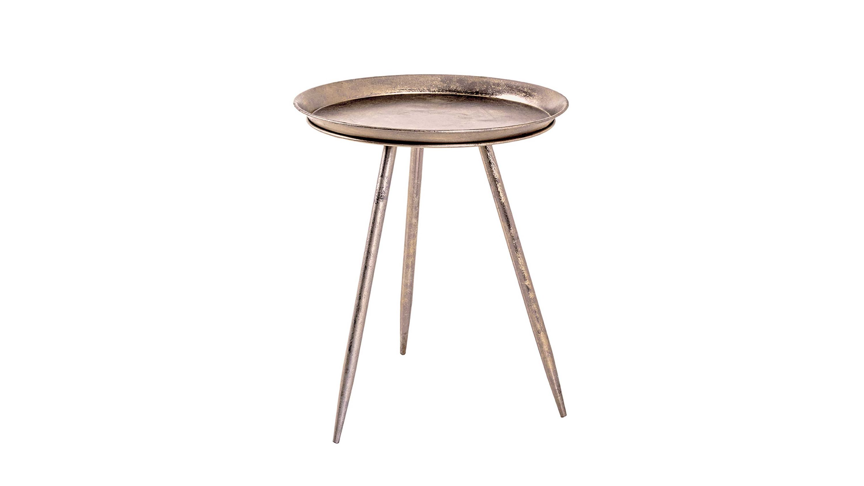 Beistelltisch Höhe ca. 47 cm - Antikbronze