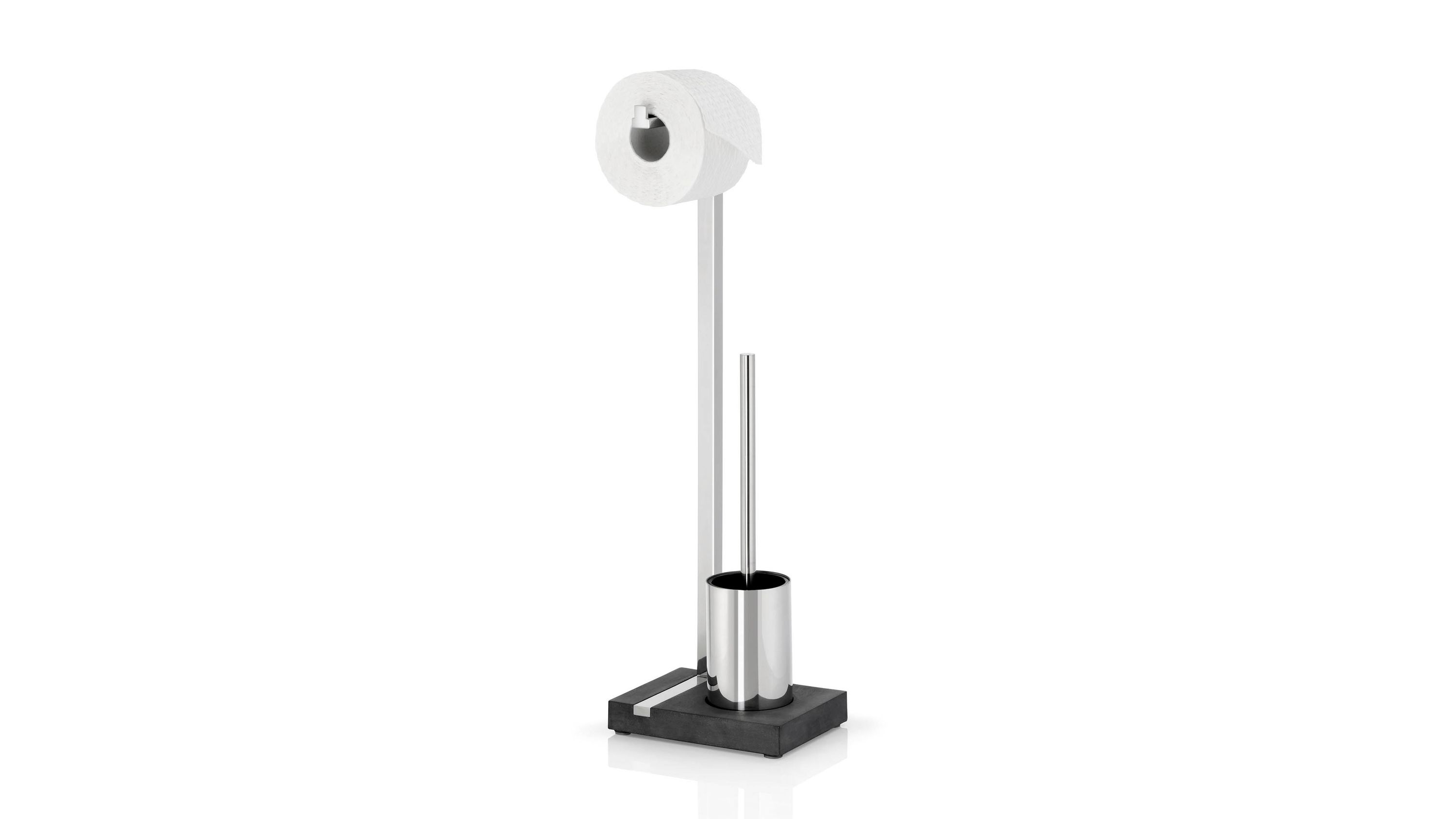 blomus Toilettenbutler Menoto polierter Edelstahl - Höhe ca. 65 cm