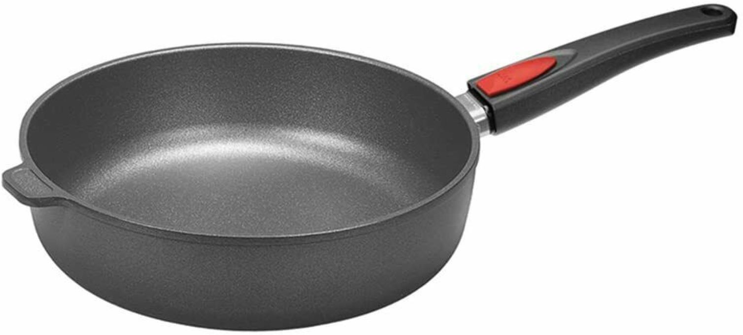 Woll Hochrandpfanne Titan Nowo Best rund 28cm alle Herdarten Aluminiumguss