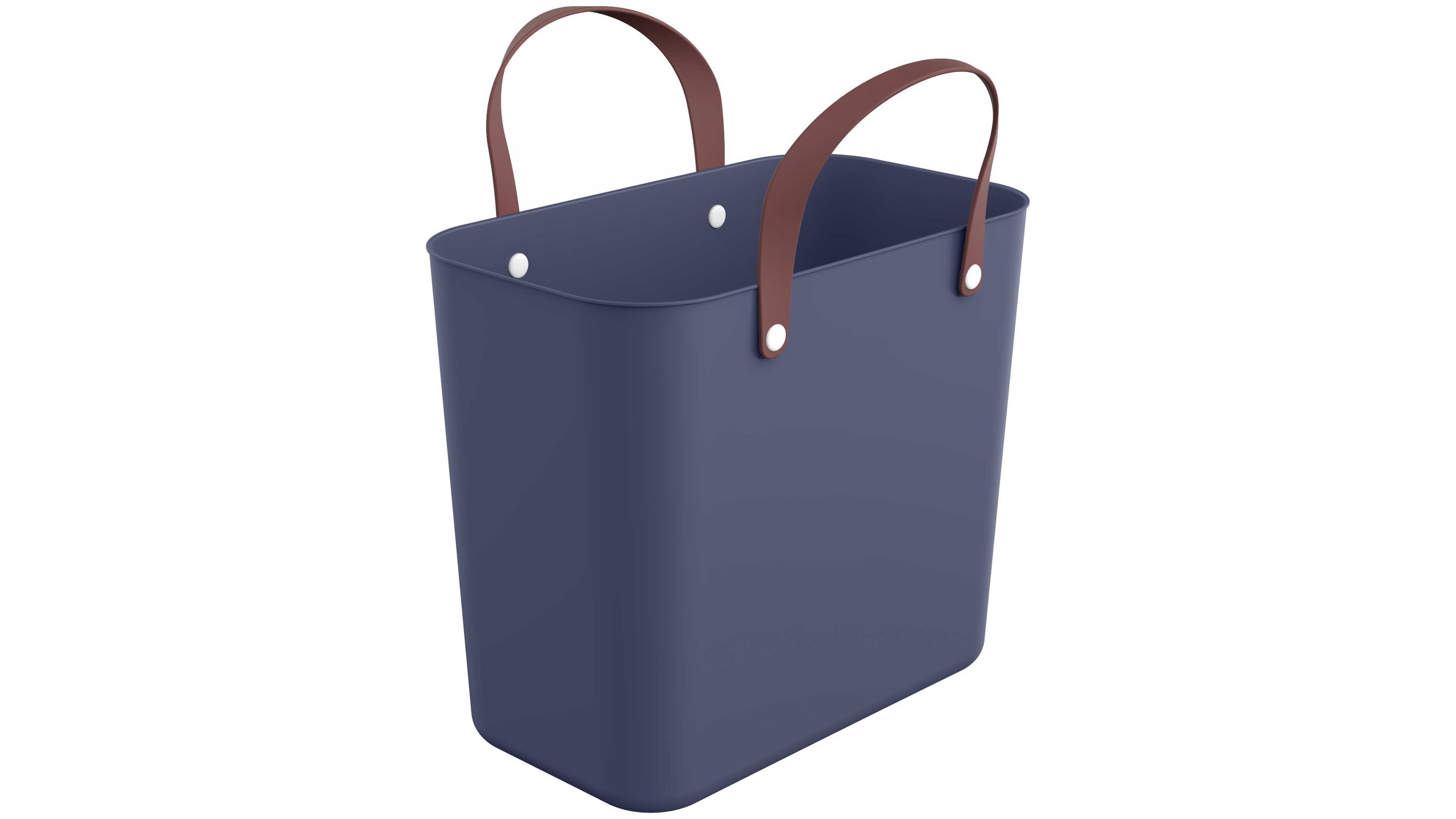 rotho modulares Recycling Müllsystem Albula - Multibag Style Irisblau - ca. 25 Liter
