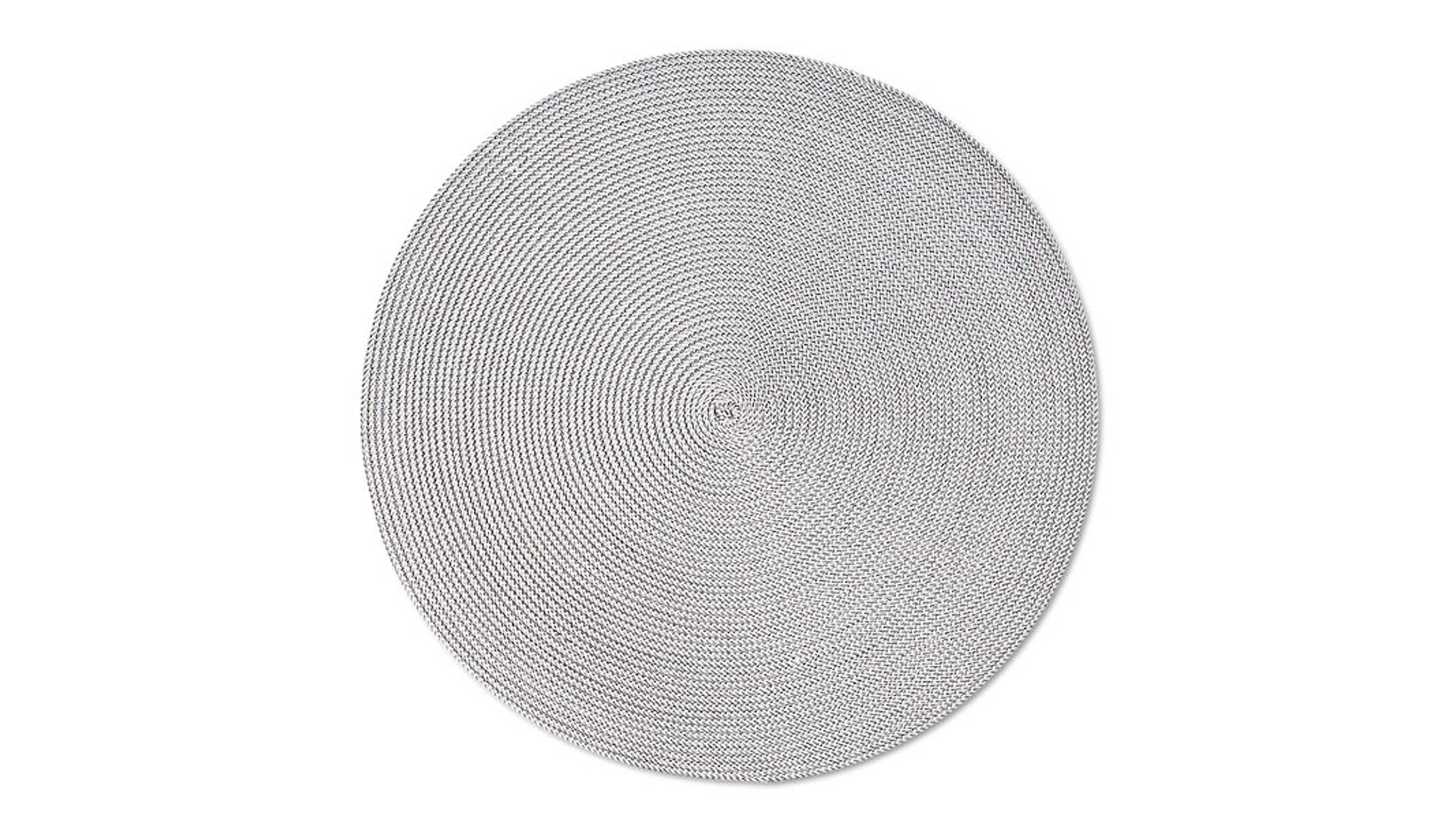 zeller PRESENT Platzset Twist grau  Durchmesser ca. 38 cm