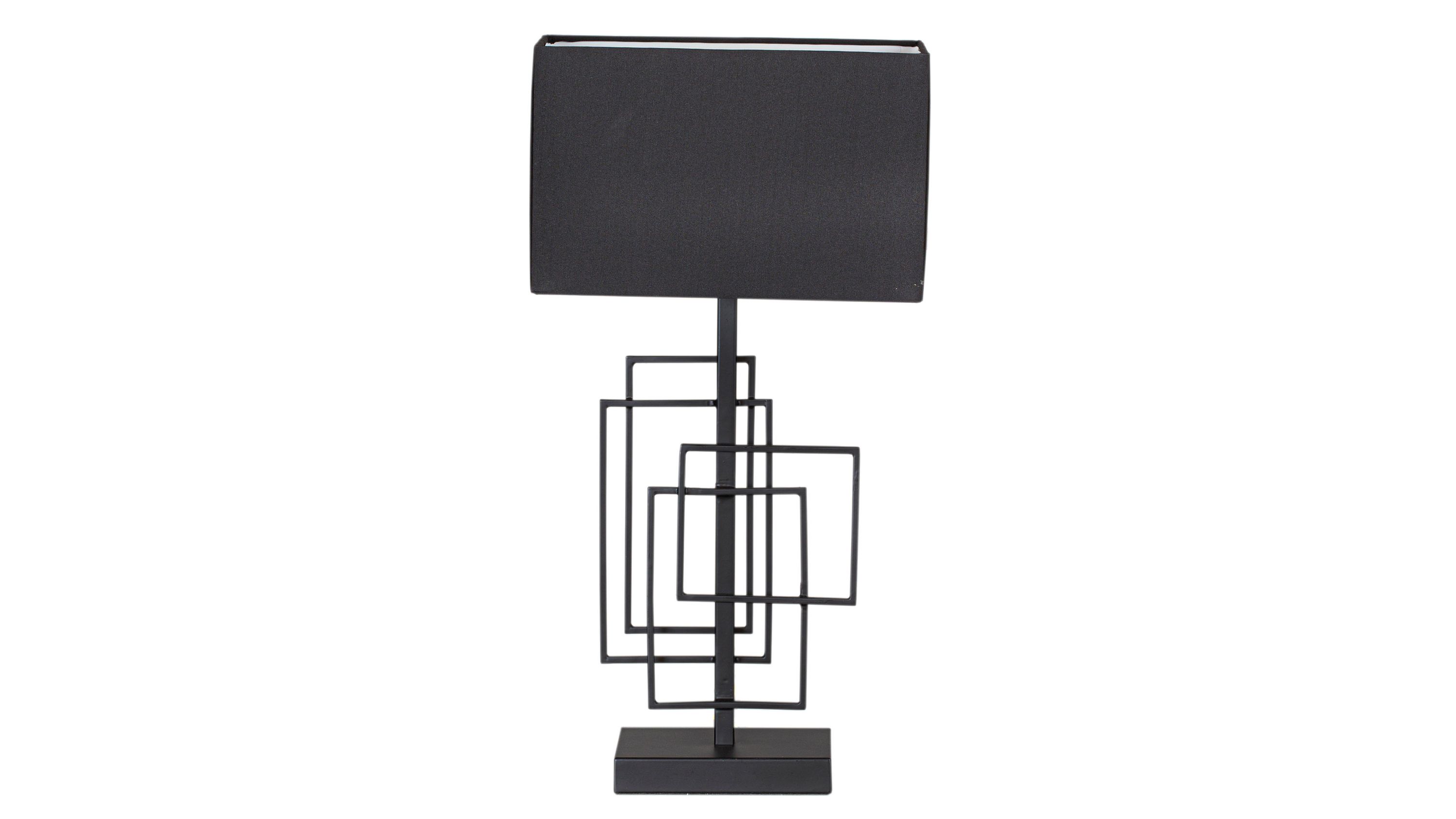 BY RYDÉNS Leuchten Serie Paragon - Tischleuchte Schwarz & Mattschwarz - Höhe ca. 52 cm