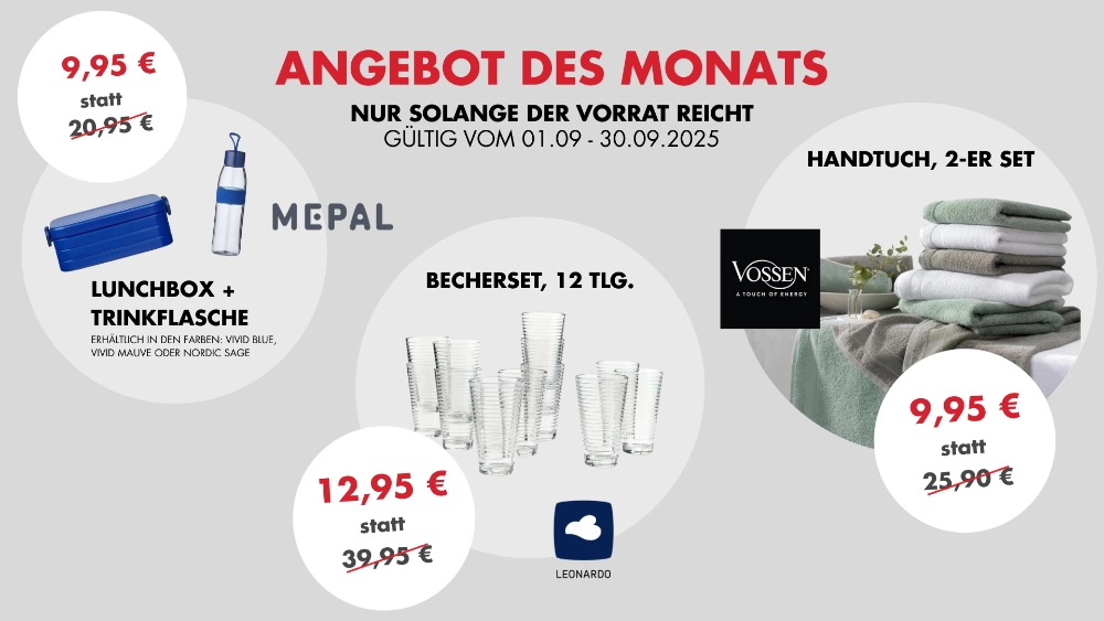 TV Angebote des Monats.