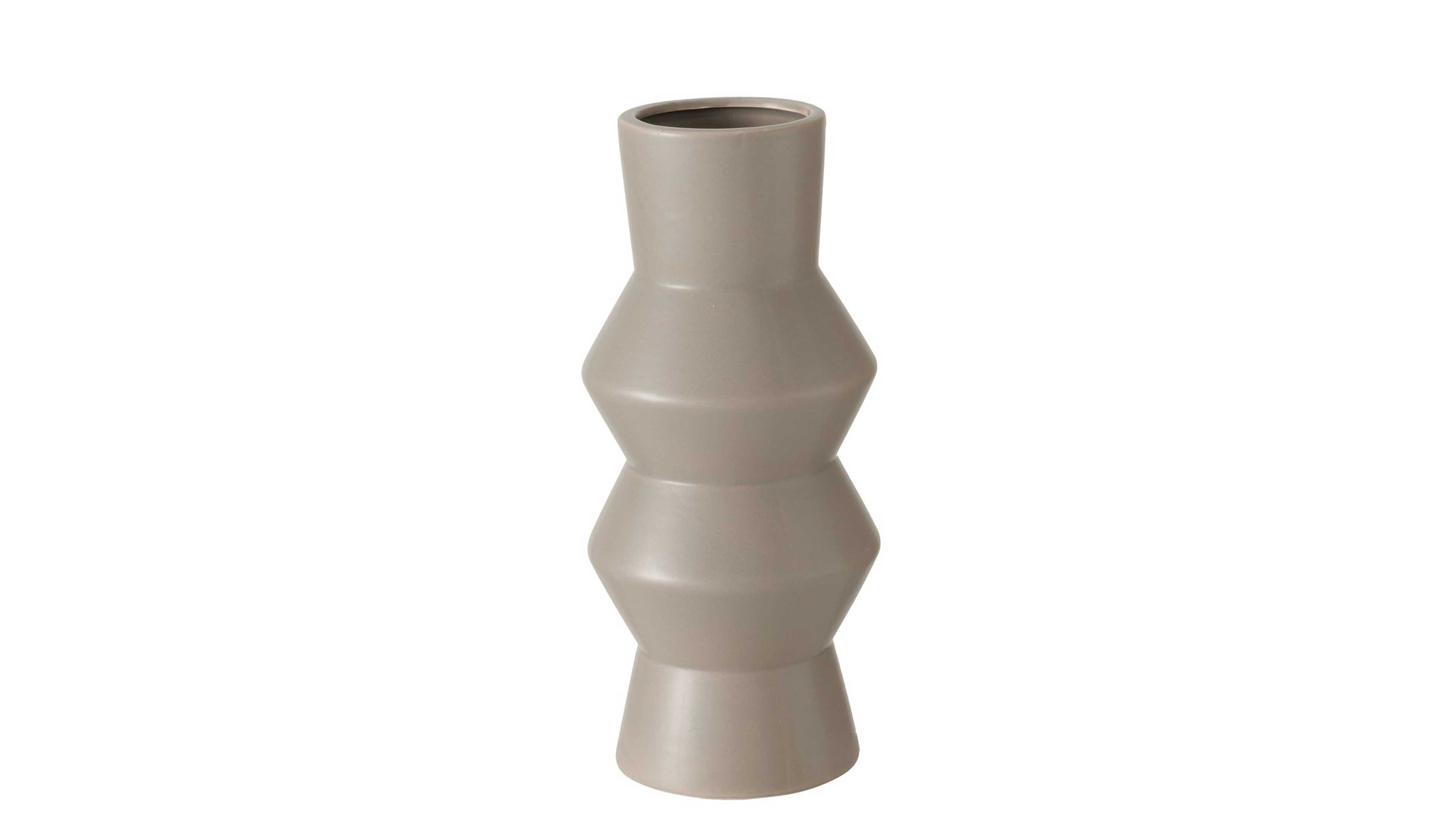 Vase Sybil beiges Steingut - Höhe ca. 30 cm