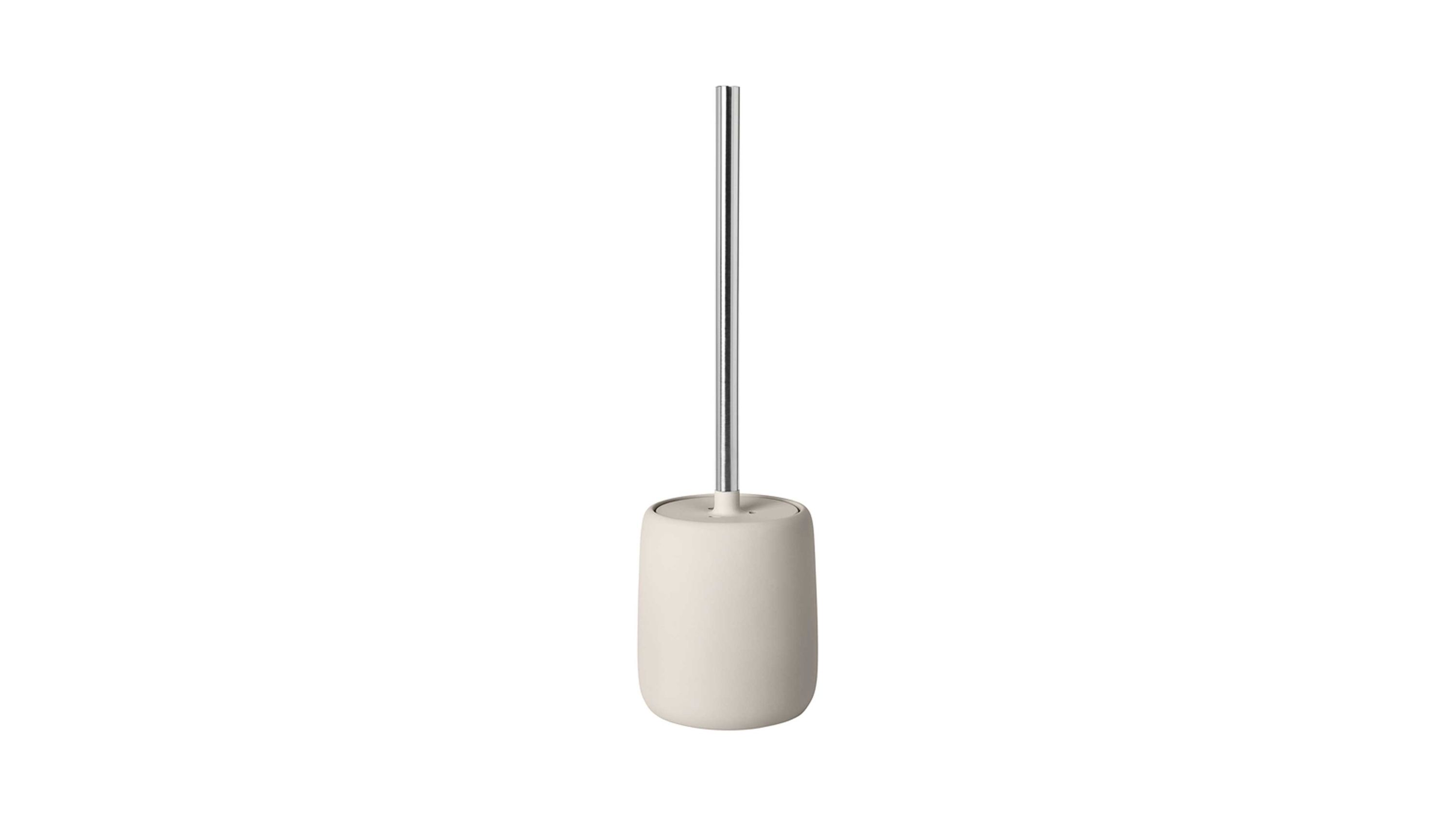 blomus WC-Garnitur Sono cremeweiße Keramik  Höhe ca. 39 cm