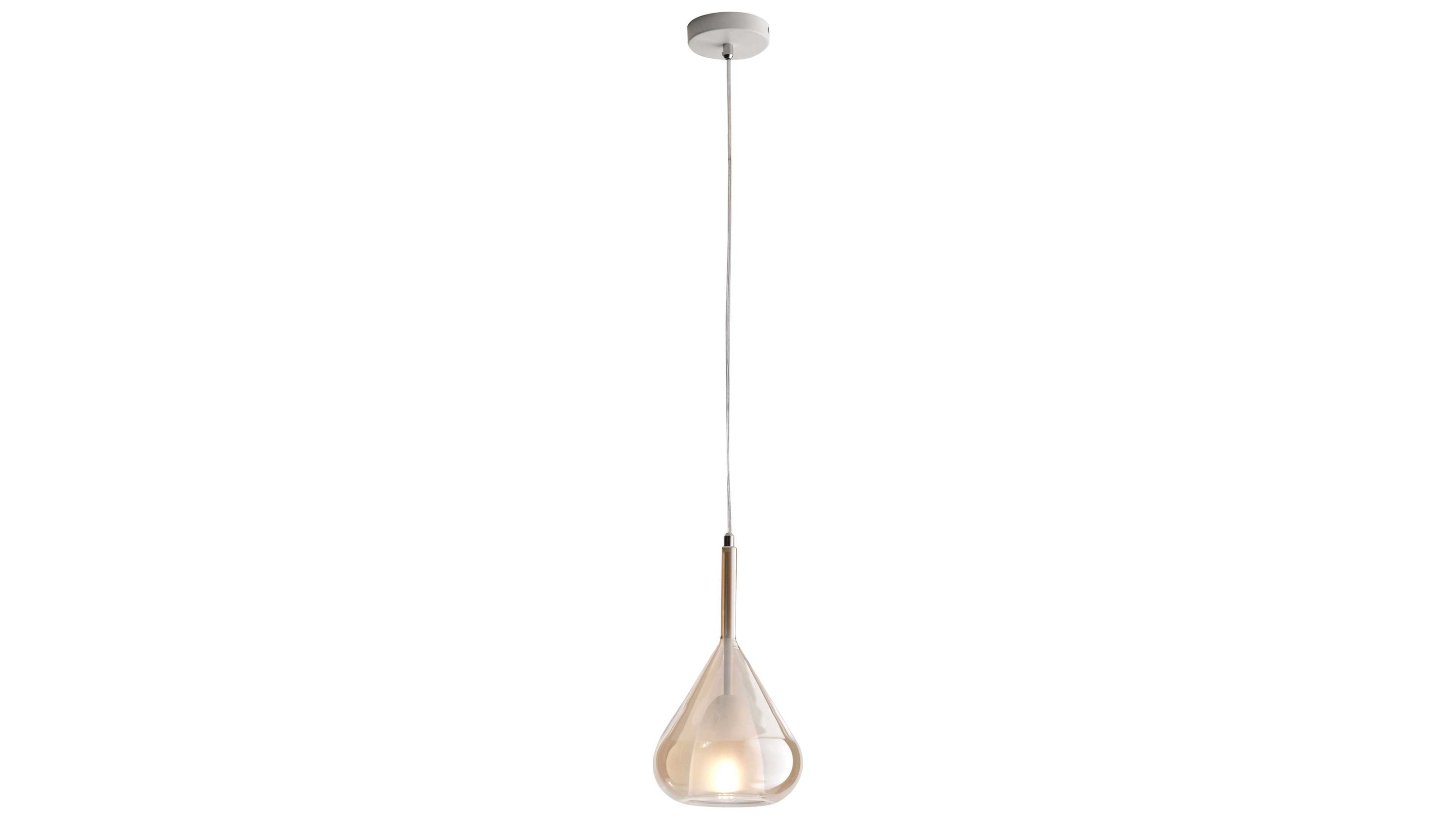 FABAS LUCE Leuchten Serie Lila amberfarbenes Glas - Durchmesser ca. 20 cm