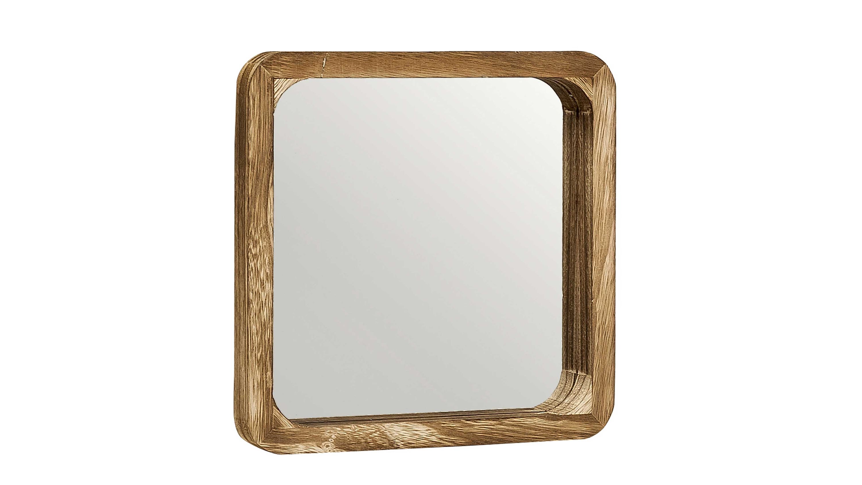 Wandspiegel Mambo Blauglockenbaumholz  ca. 30 x 30 cm