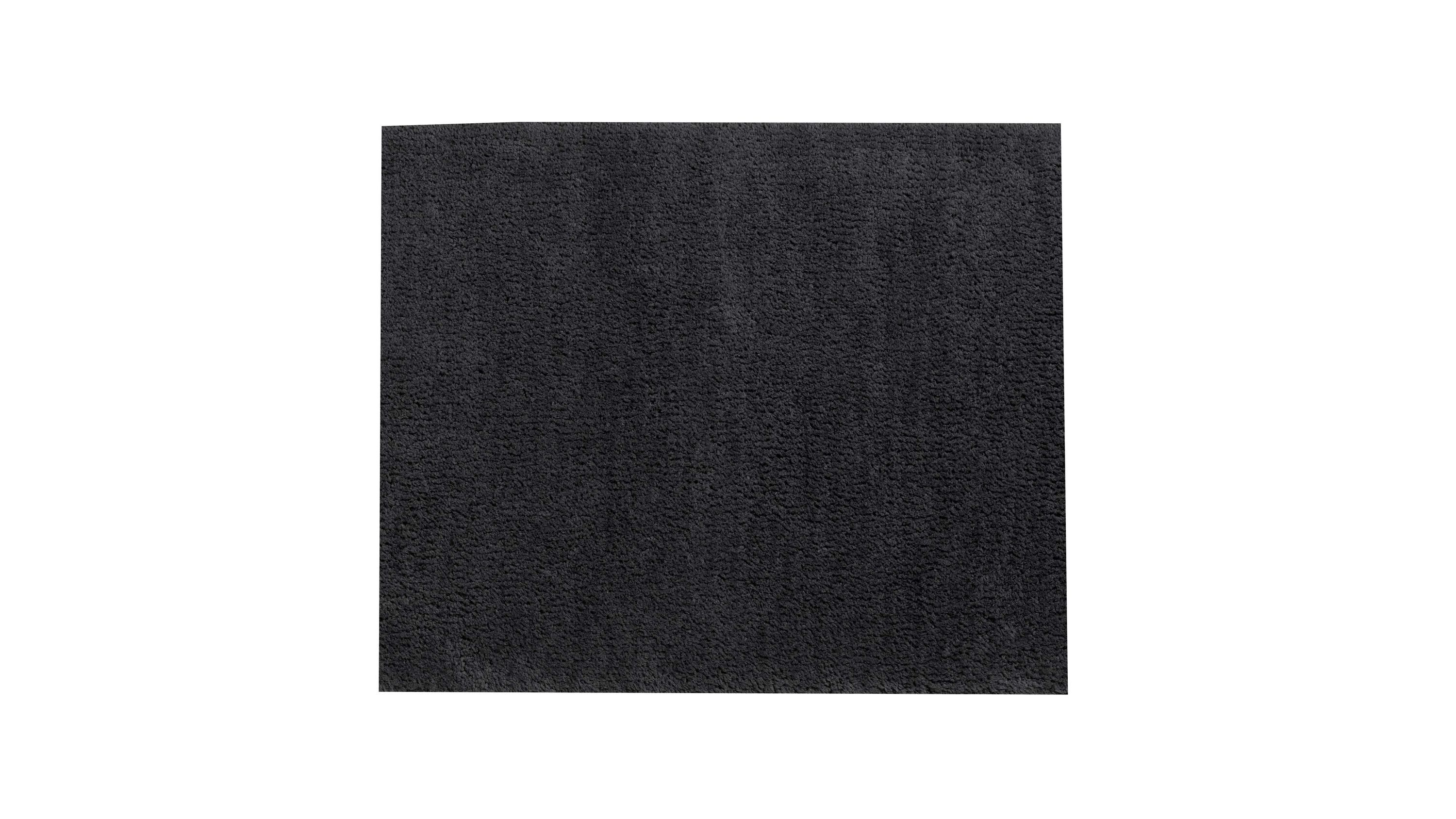 Dunkelgraue rechteckige Badematte Rechteckige Badematte in dunkelgrauer Farbe mit weicher Oberfläche