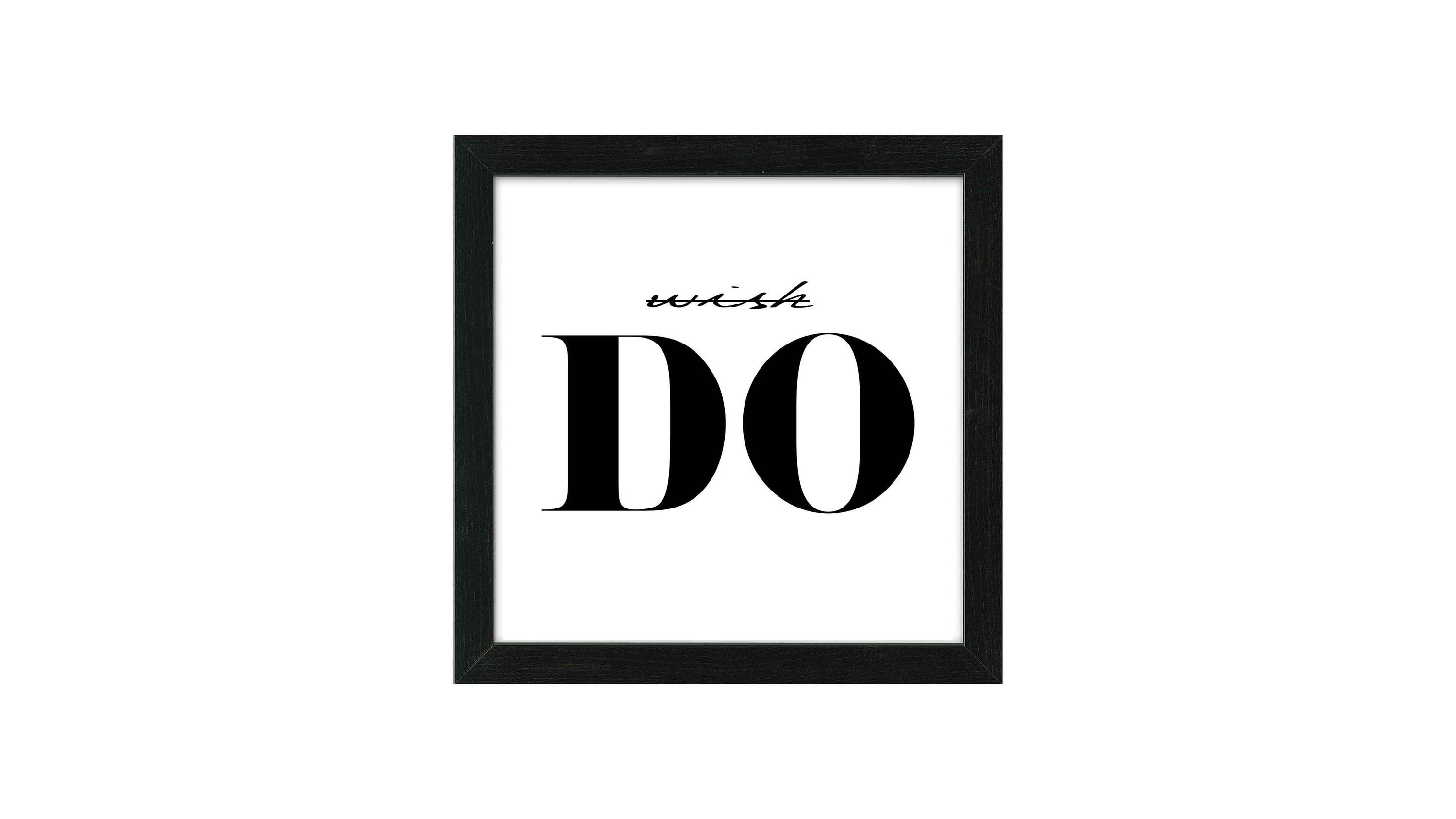 PRO®ART Kunstdruck Do Schwarz & Weiß - ca. 35 x 35 cm