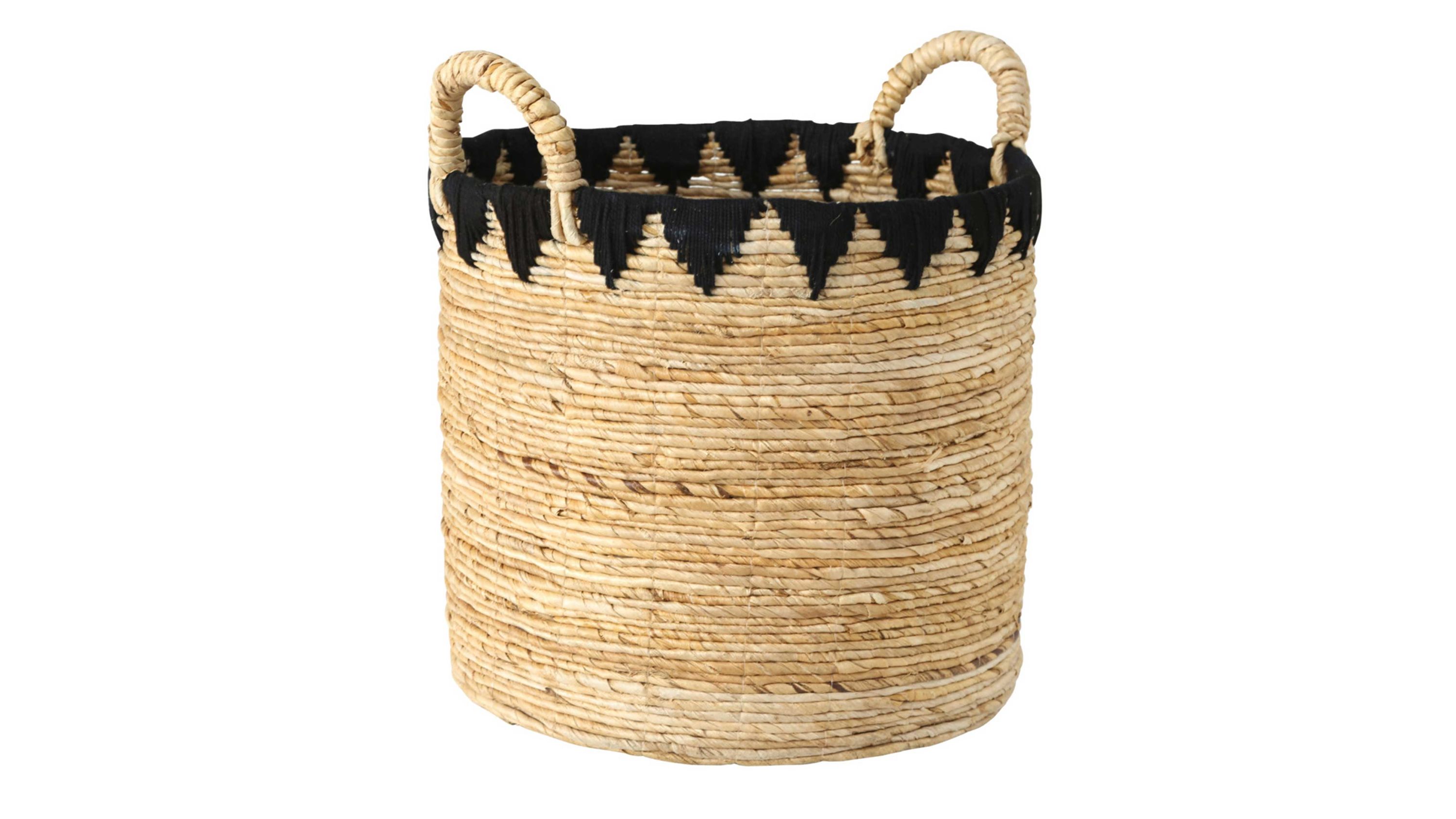 Korb Indio Bananenblattgeflecht  Höhe ca. 44 cm