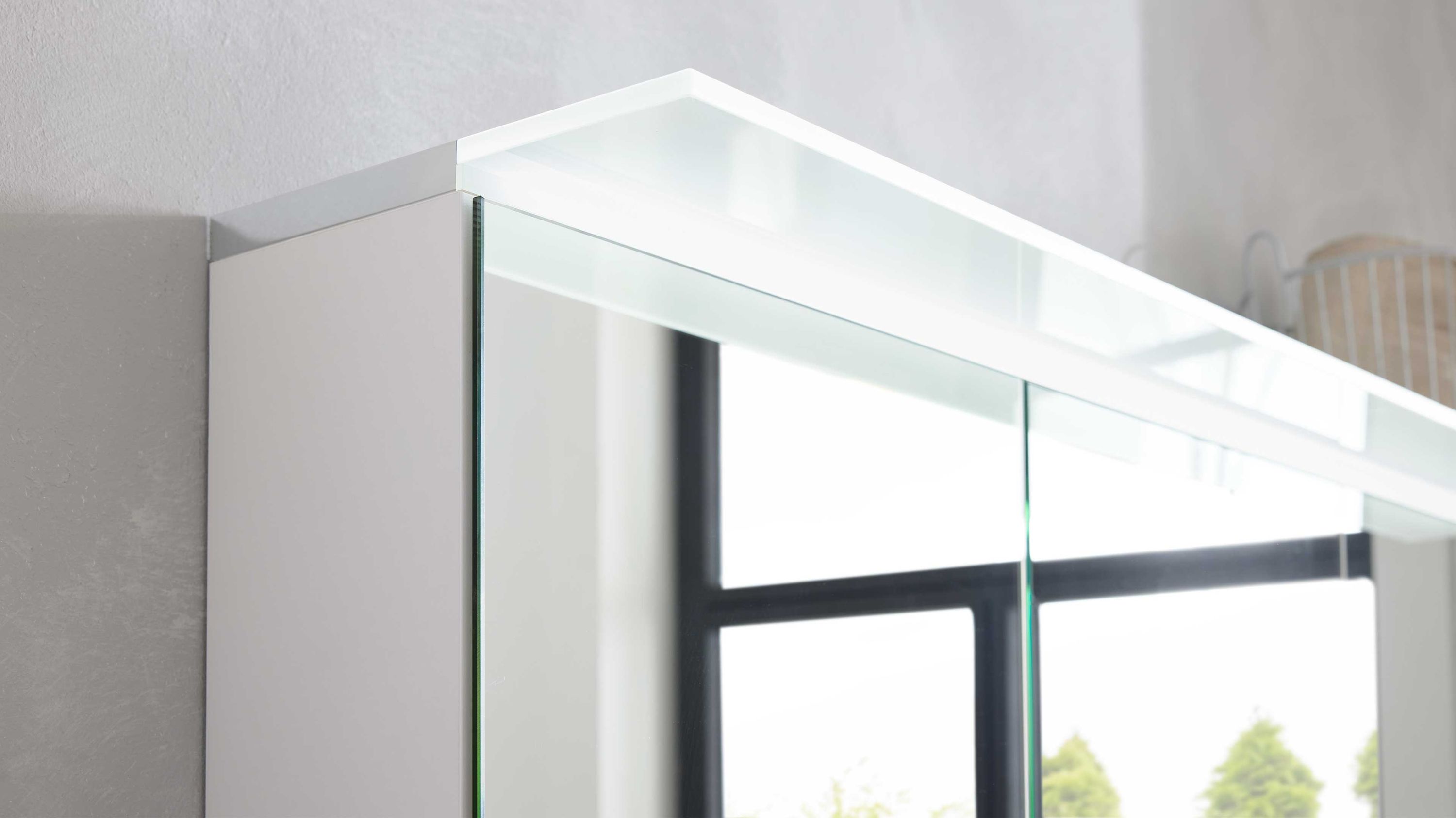 Interliving Bad Serie 7793 - Flächenampe Mattweiß - Länge ca. 120 cm