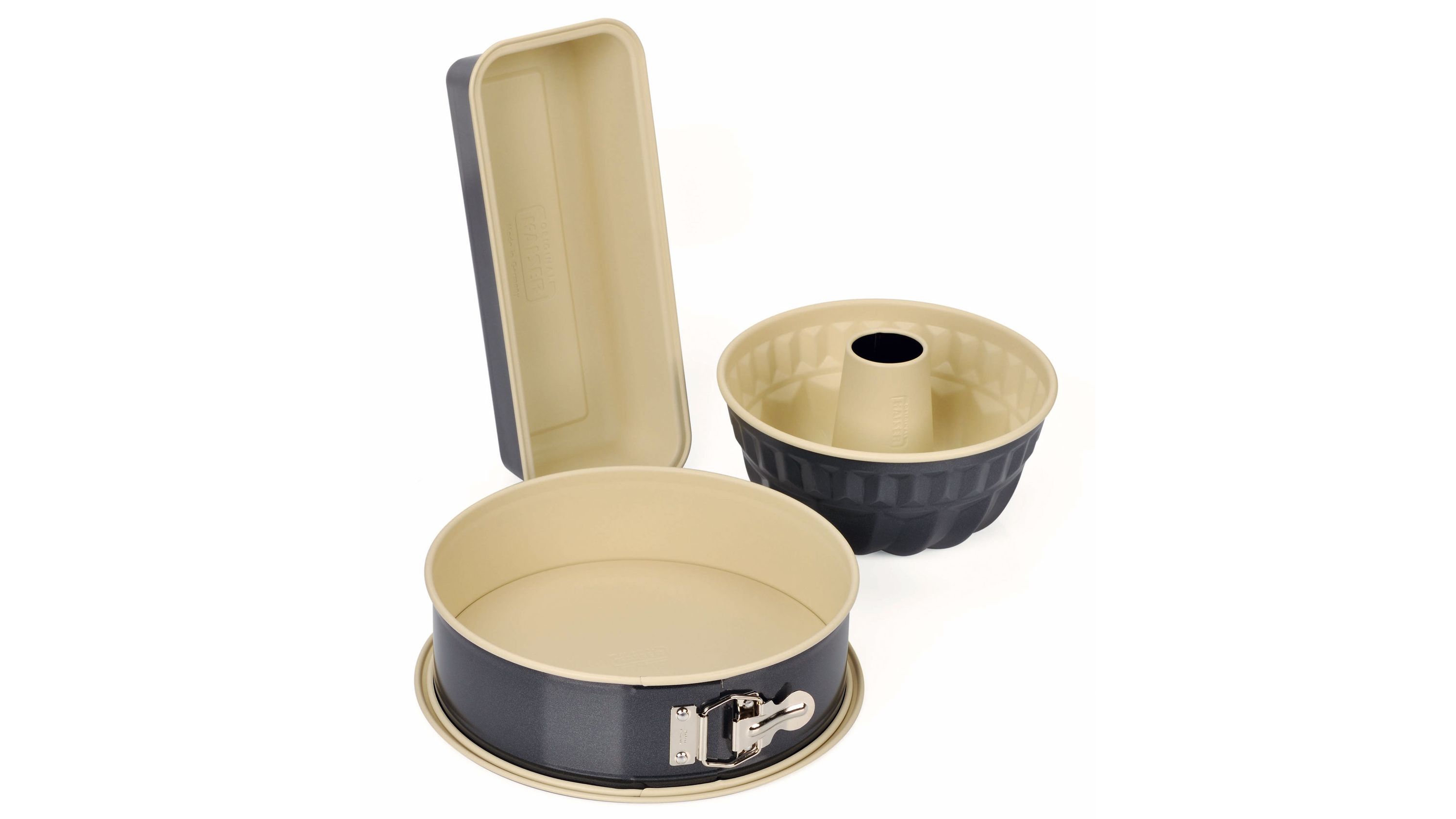 Kaiser Backformen-Set Inspiration Plus schwarzes Stahlblech - dreiteilig
