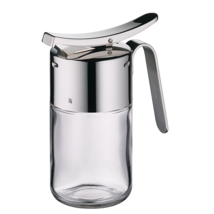 Glas-Spender mit Metallhebel Glasbehälter mit Metalldeckel und Hebelgriff, ideal zum Ausgießen