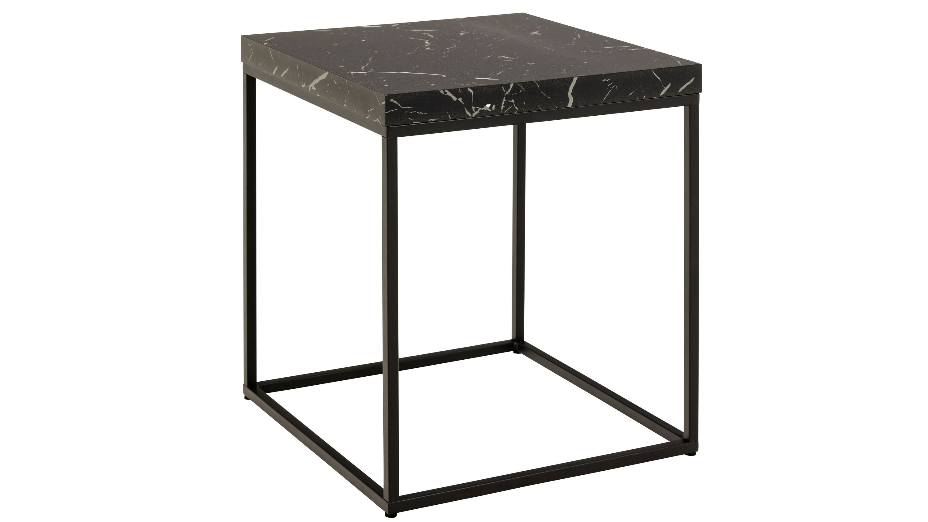 Couchtisch Barossa Schwarz  ca. 40 x 40 cm