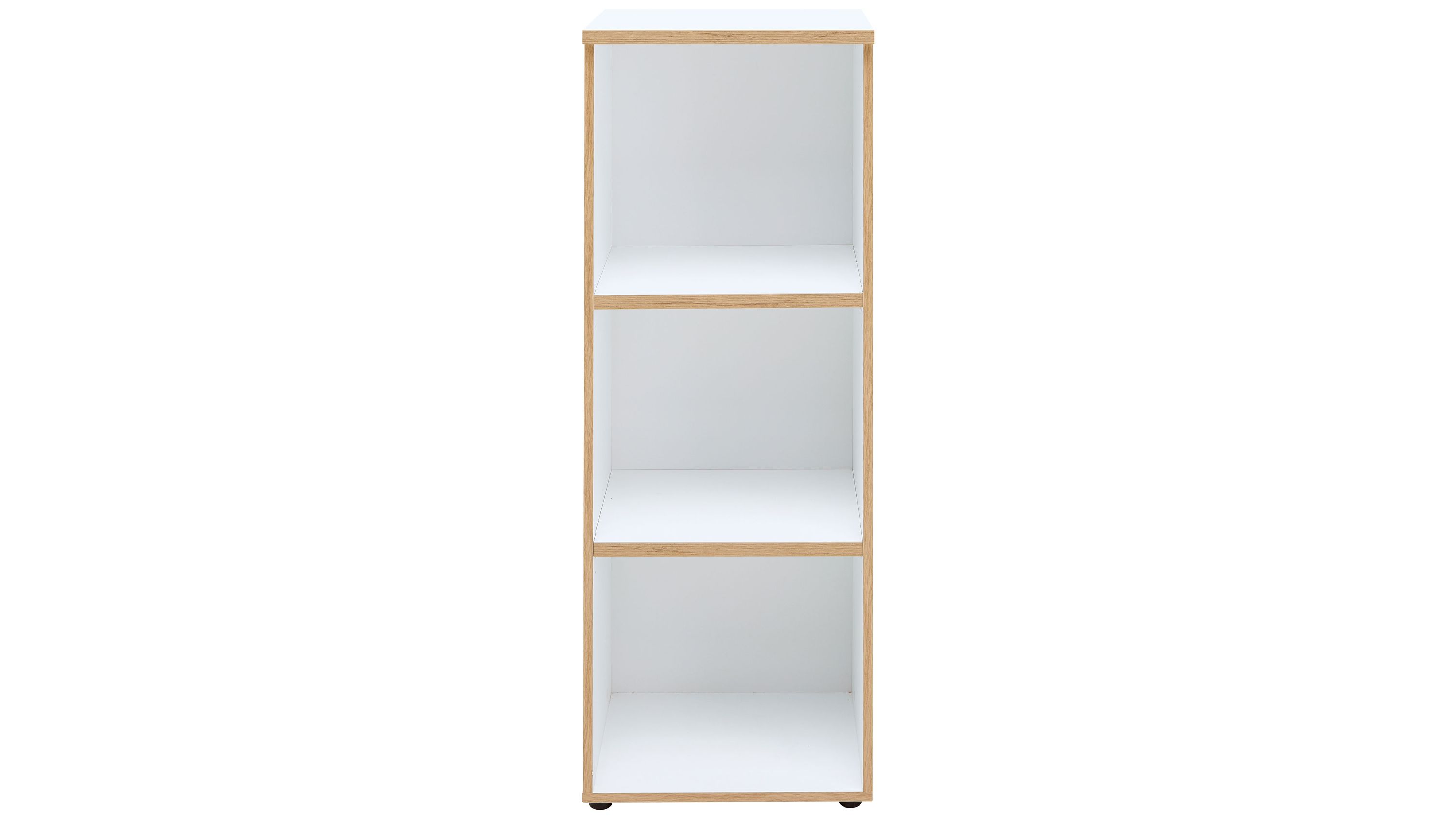 Büro Serie Memphis - Büroregal Weiß & Artisan Eiche - ca. 45 x 122 cm