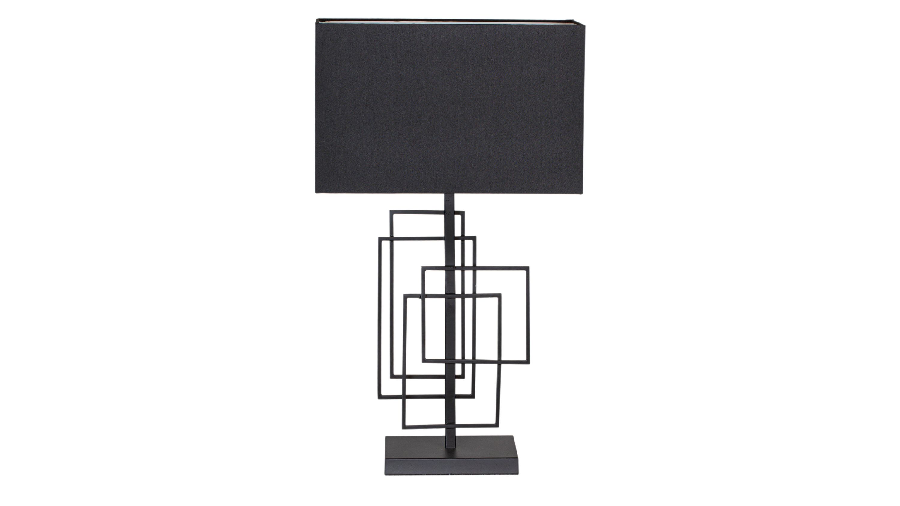 BY RYDÉNS Leuchten Serie Paragon - Tischleuchte Schwarz & Mattschwarz - Höhe ca. 69 cm