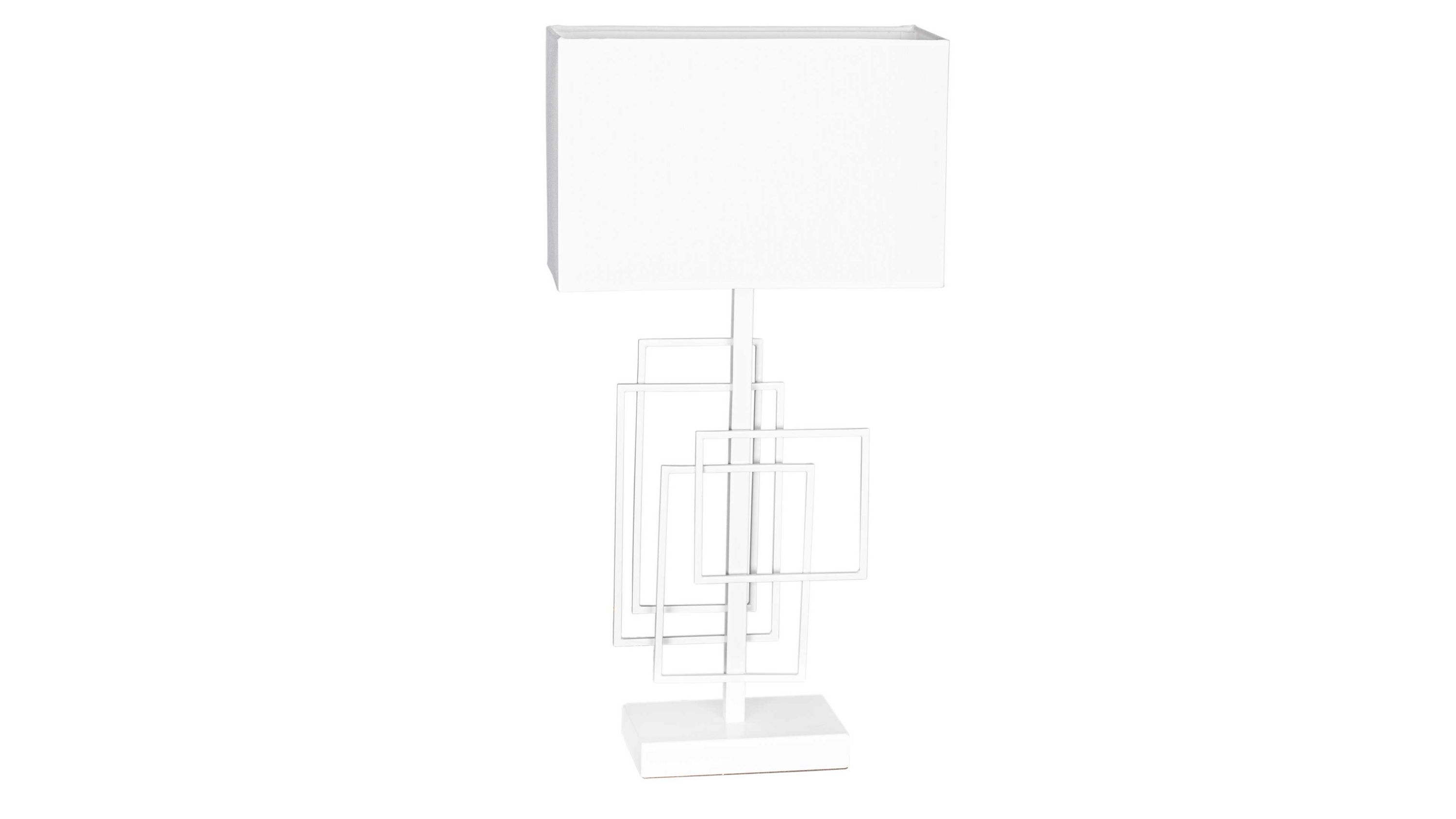 BY RYDÉNS Leuchten Serie Paragon - Tischleuchte Weiß & Mattweiß - Höhe ca. 52 cm