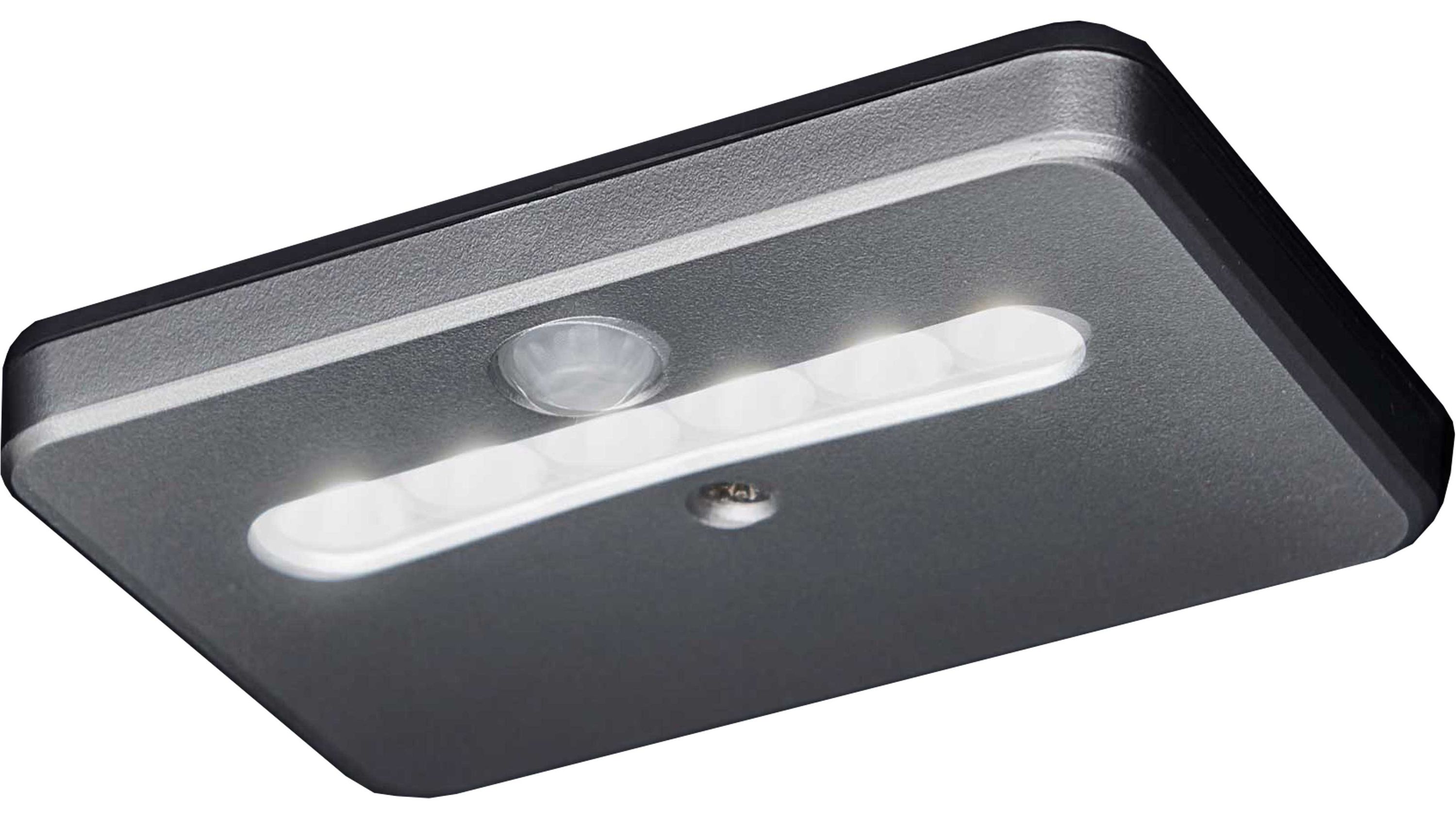 Innenraumbeleuchtung rechteckig silber schwarz Rechteckige Innenraumbeleuchtung mit abgerundeten Ecken in silber und schwarz