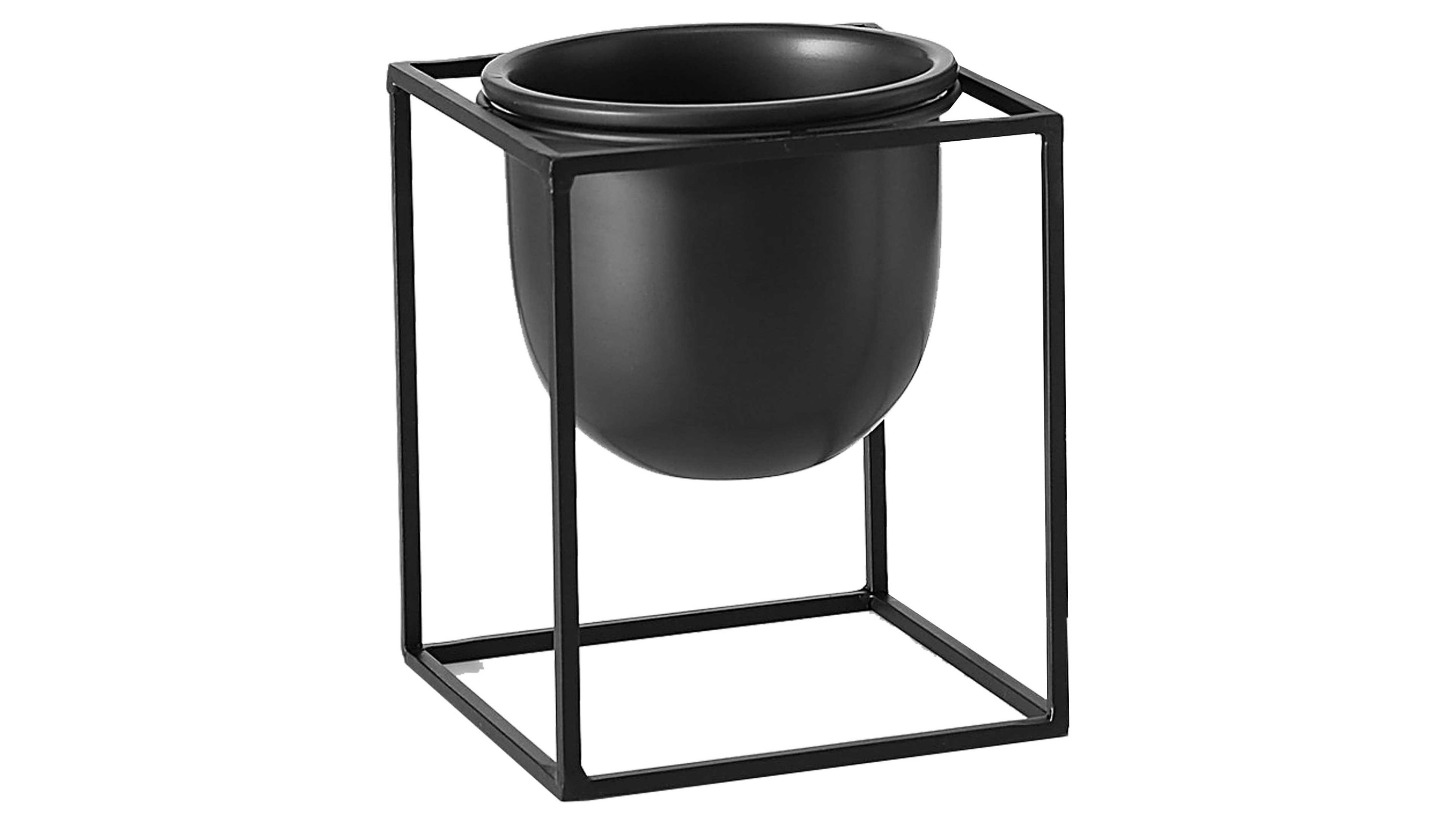 Pflanztopf Kumbo schwarzes Eisen  ca. 20 x 20 cm
