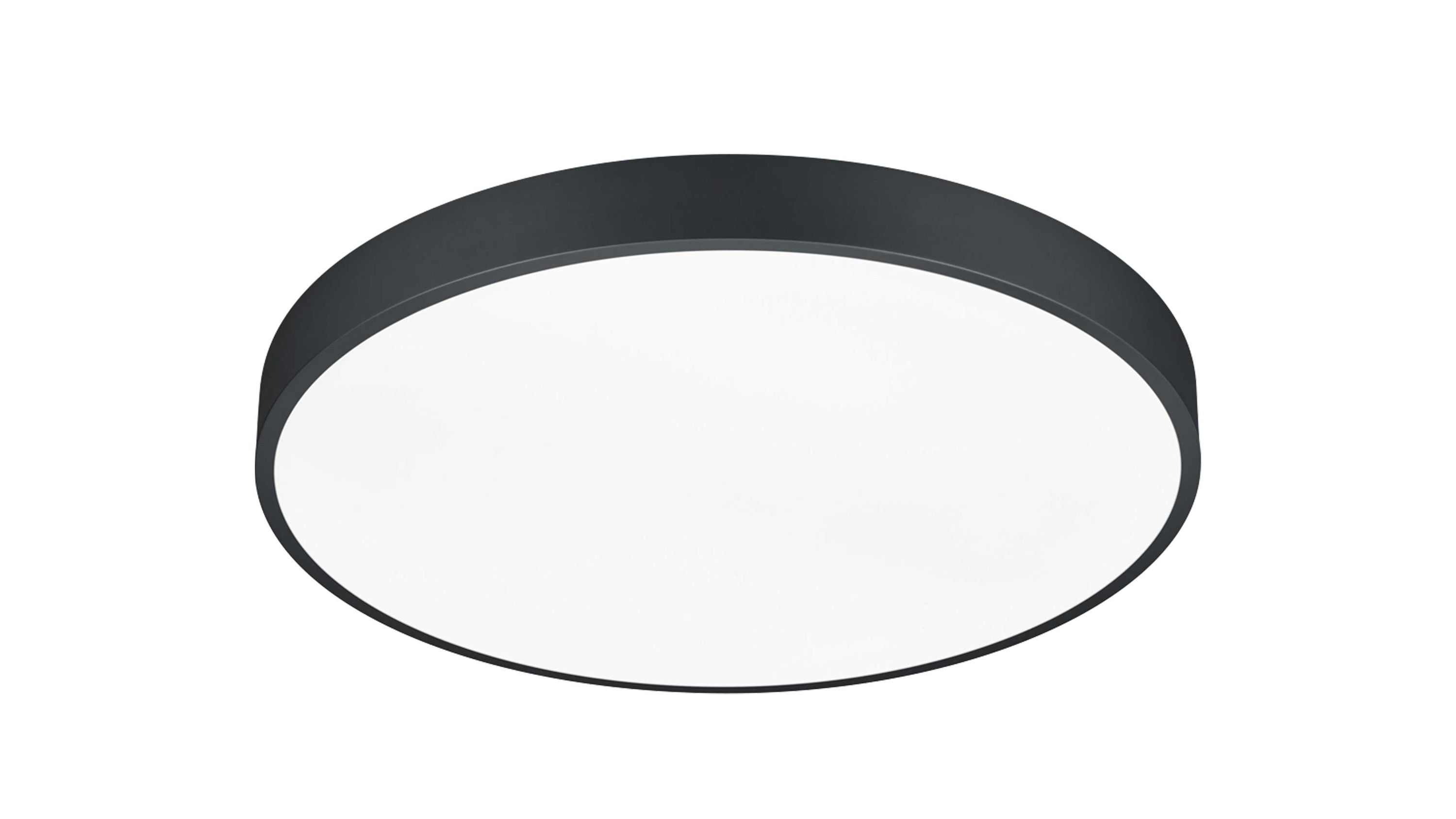 TRIO Leuchten Serie Waco schwarzes Metall - Durchmesser ca. 50 cm