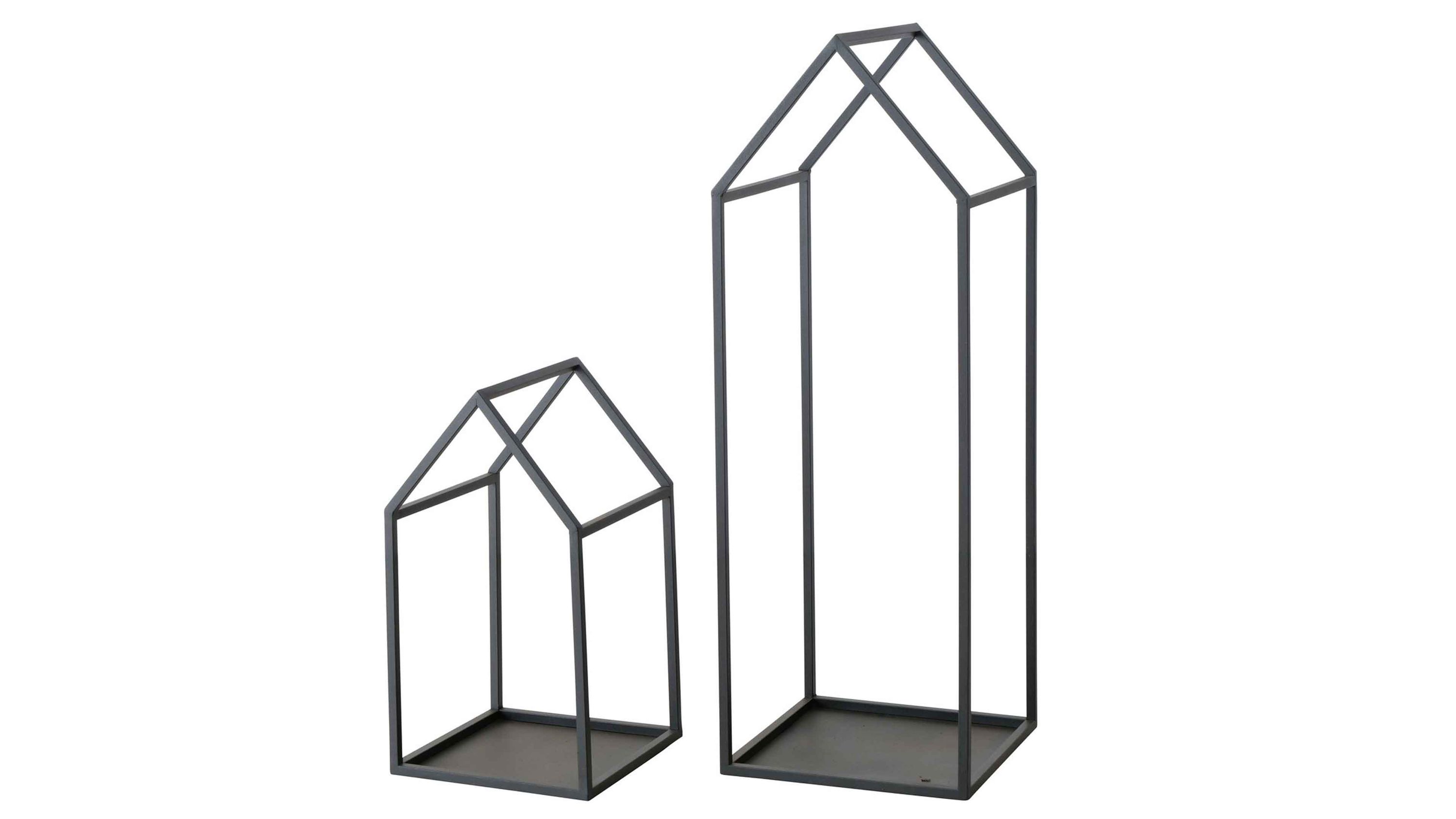 Regal-Set Plock schwarzes Eisen - zweiteilig