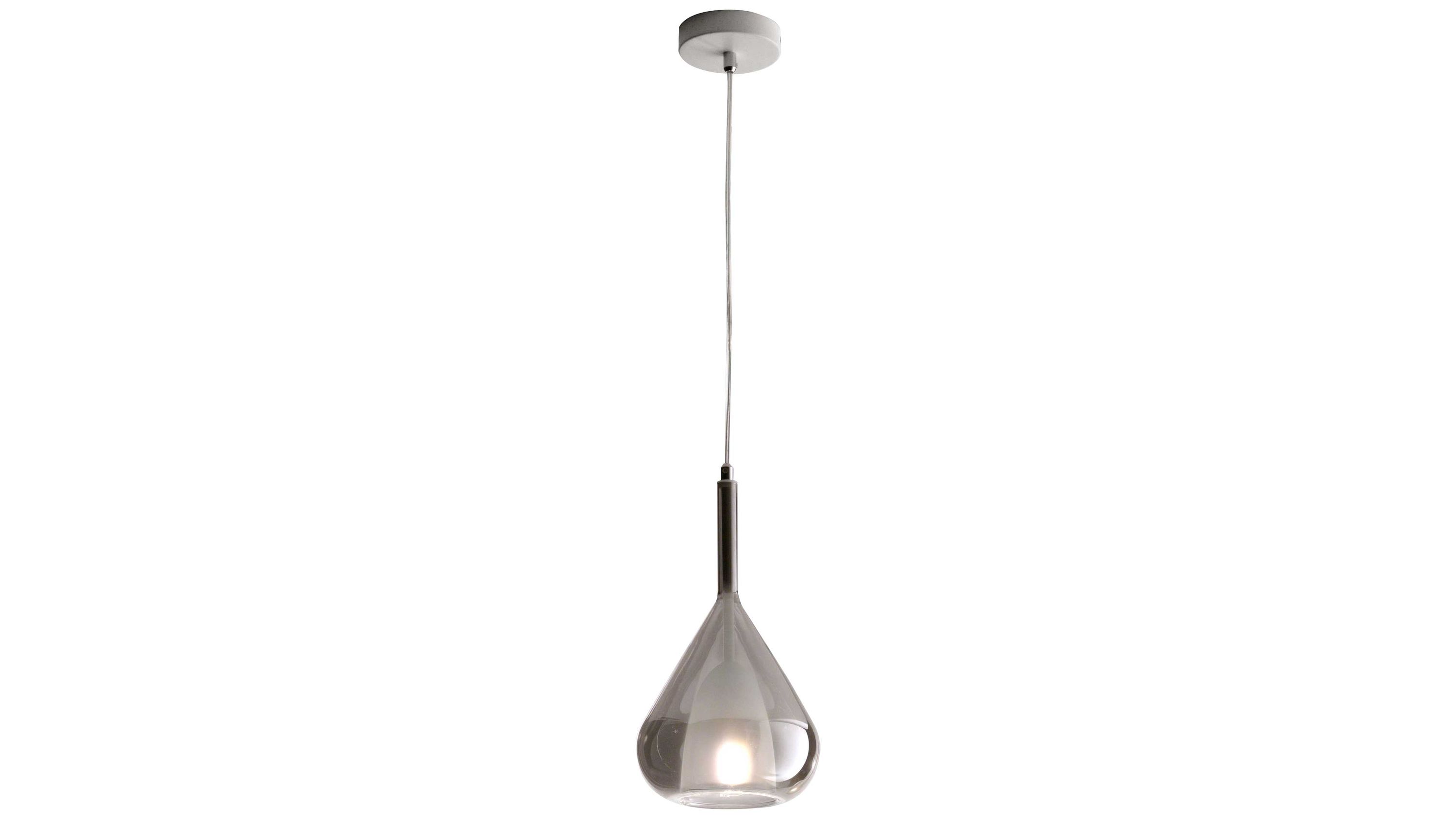 FABAS LUCE Leuchten Serie Lila graues Glas - Durchmesser ca. 20 cm